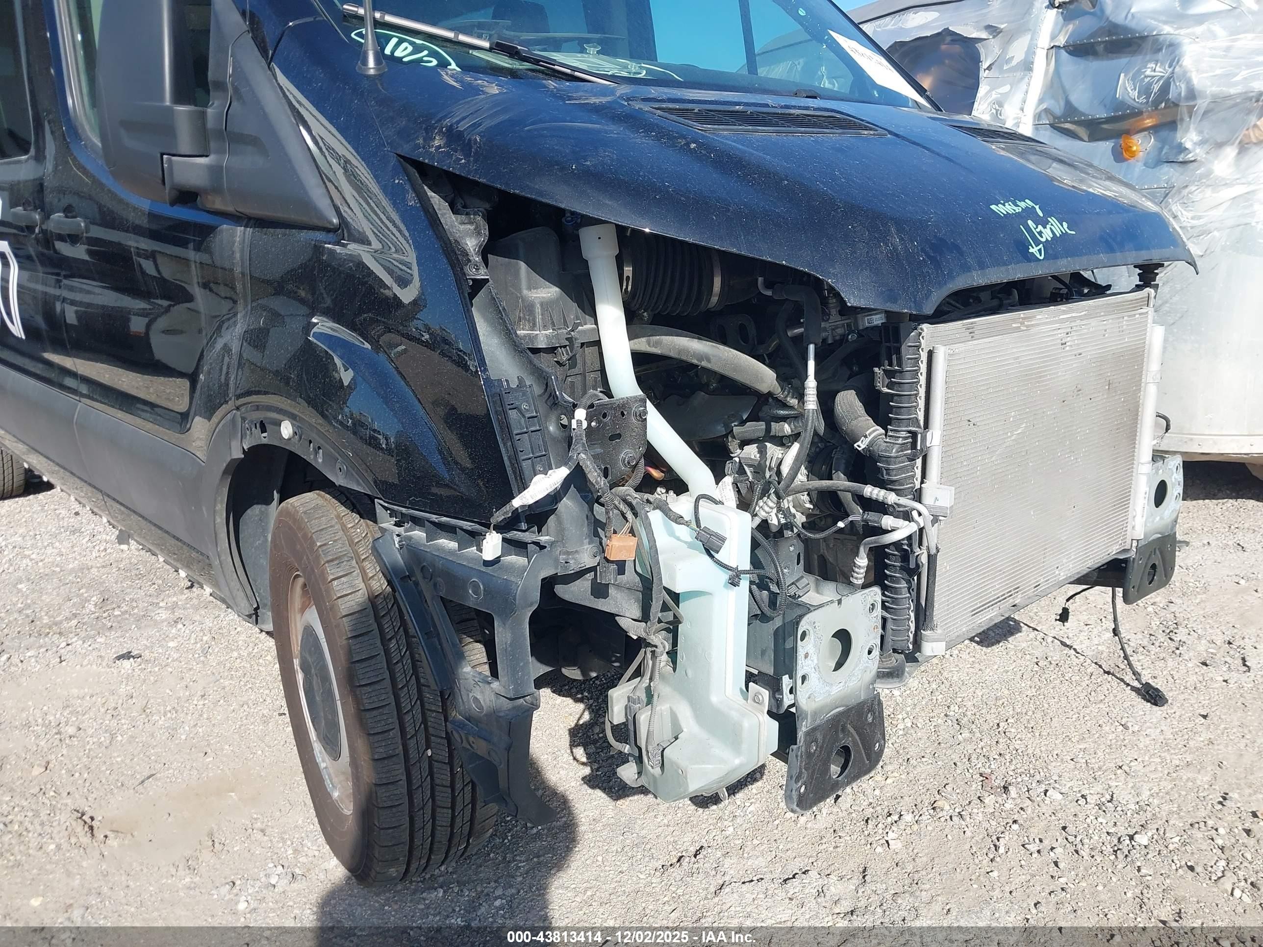 2024 Ford Van Black vin: 1FBAX2C84PKB96265