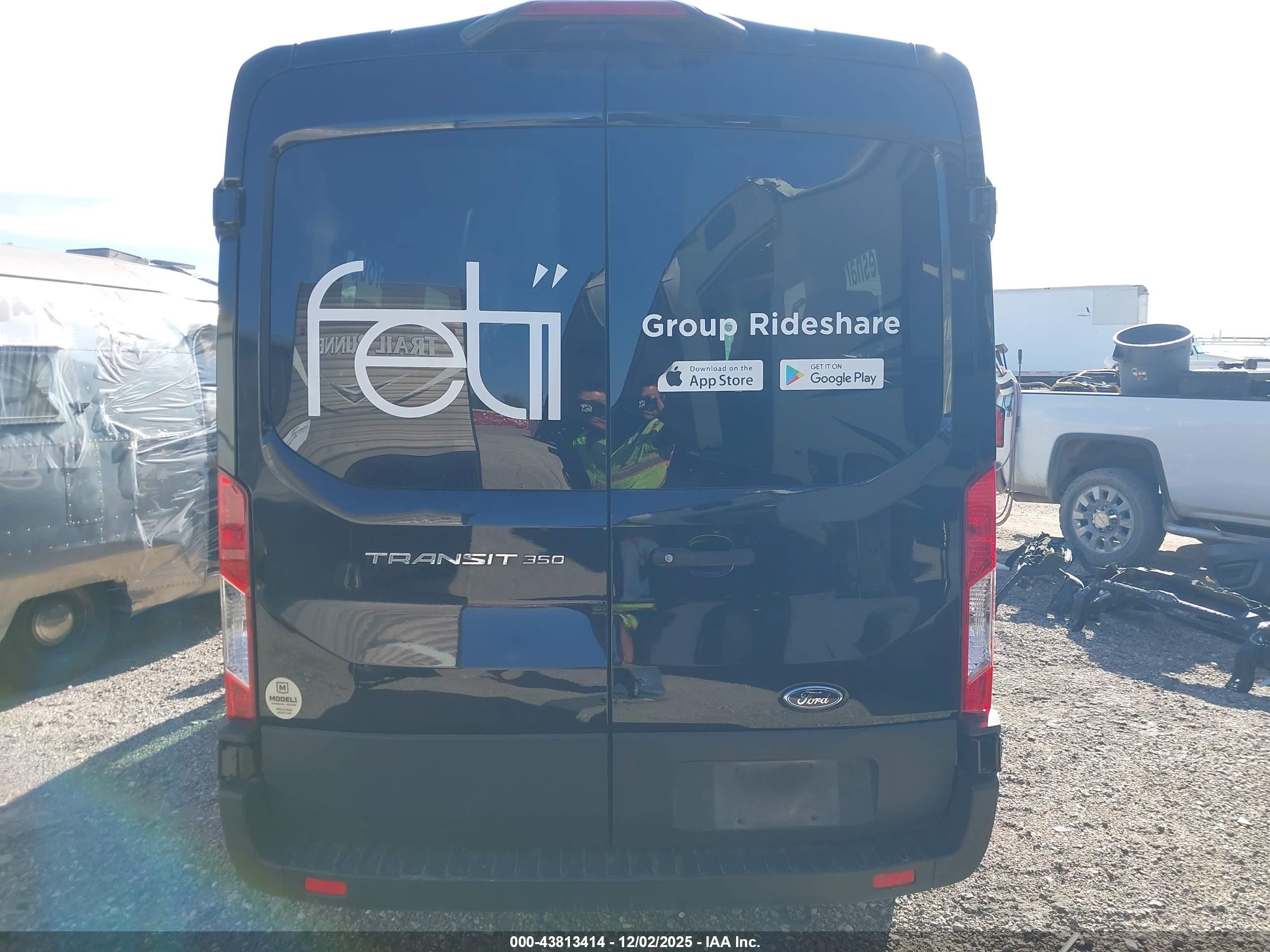 2024 Ford Van Black vin: 1FBAX2C84PKB96265