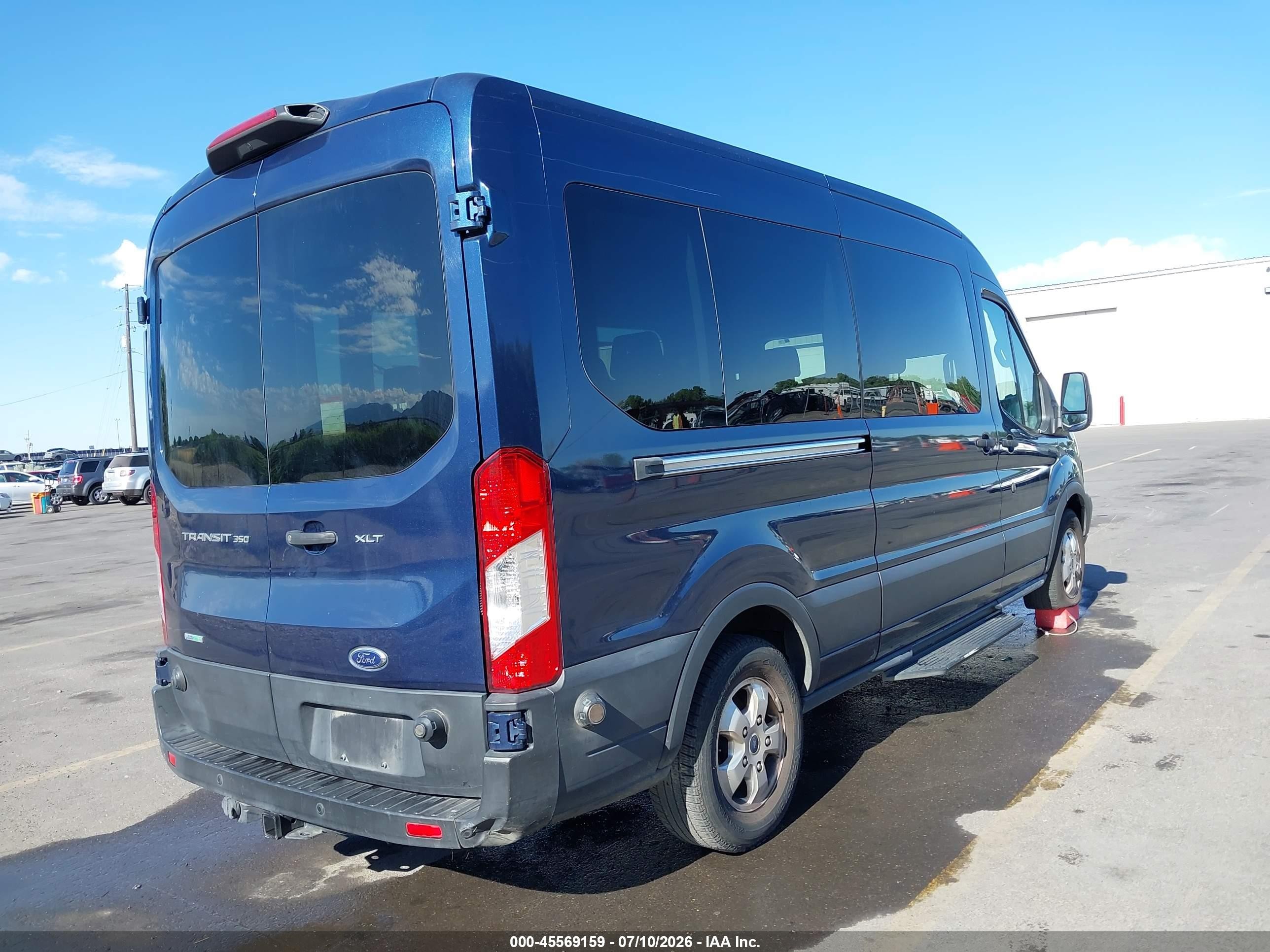 2019 Ford Transit-350 Xl/xlt Dark Blue vin: 1FBAX2CG0KKA98902