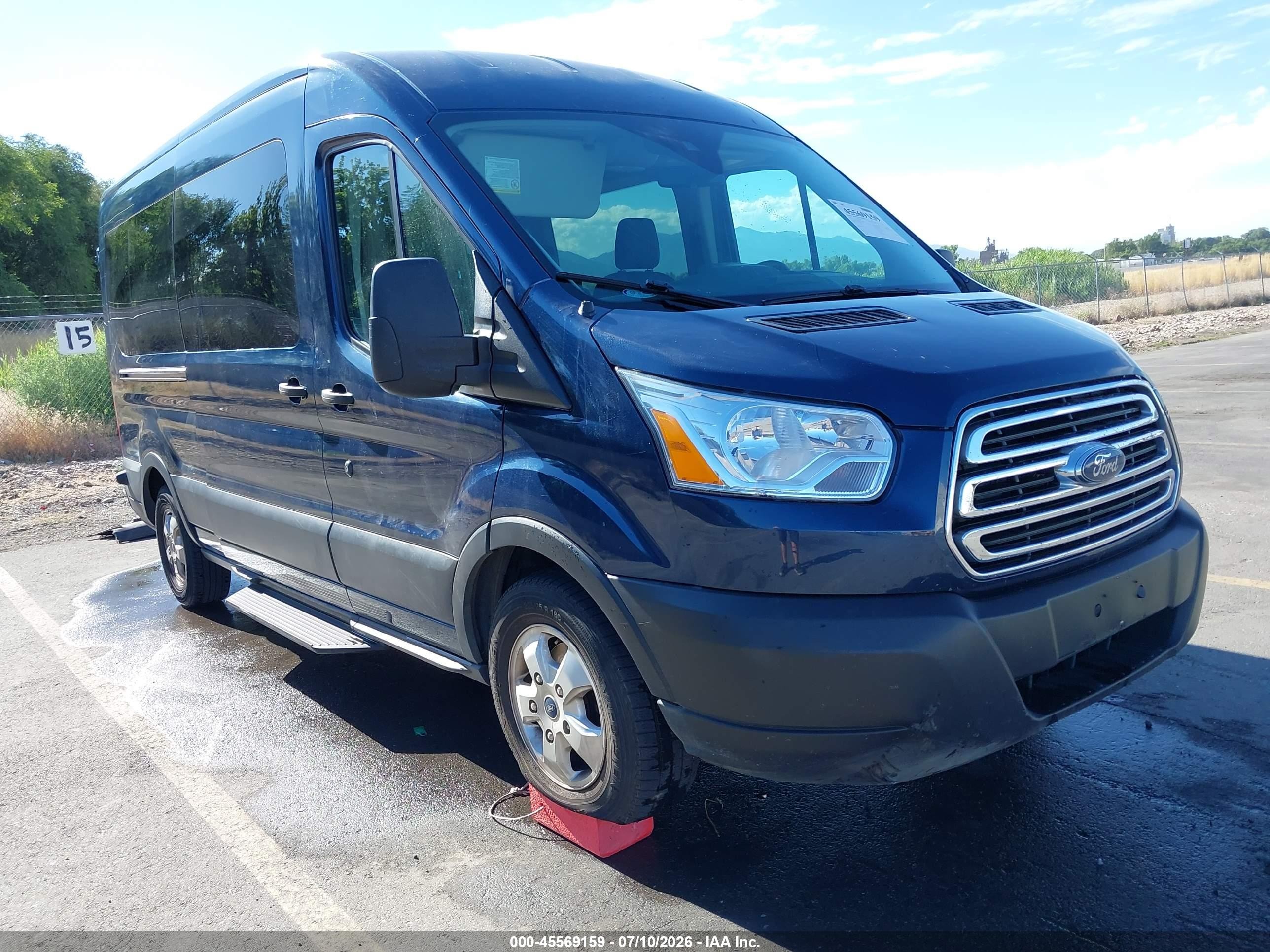 2019 Ford Transit-350 Xl/xlt Dark Blue vin: 1FBAX2CG0KKA98902