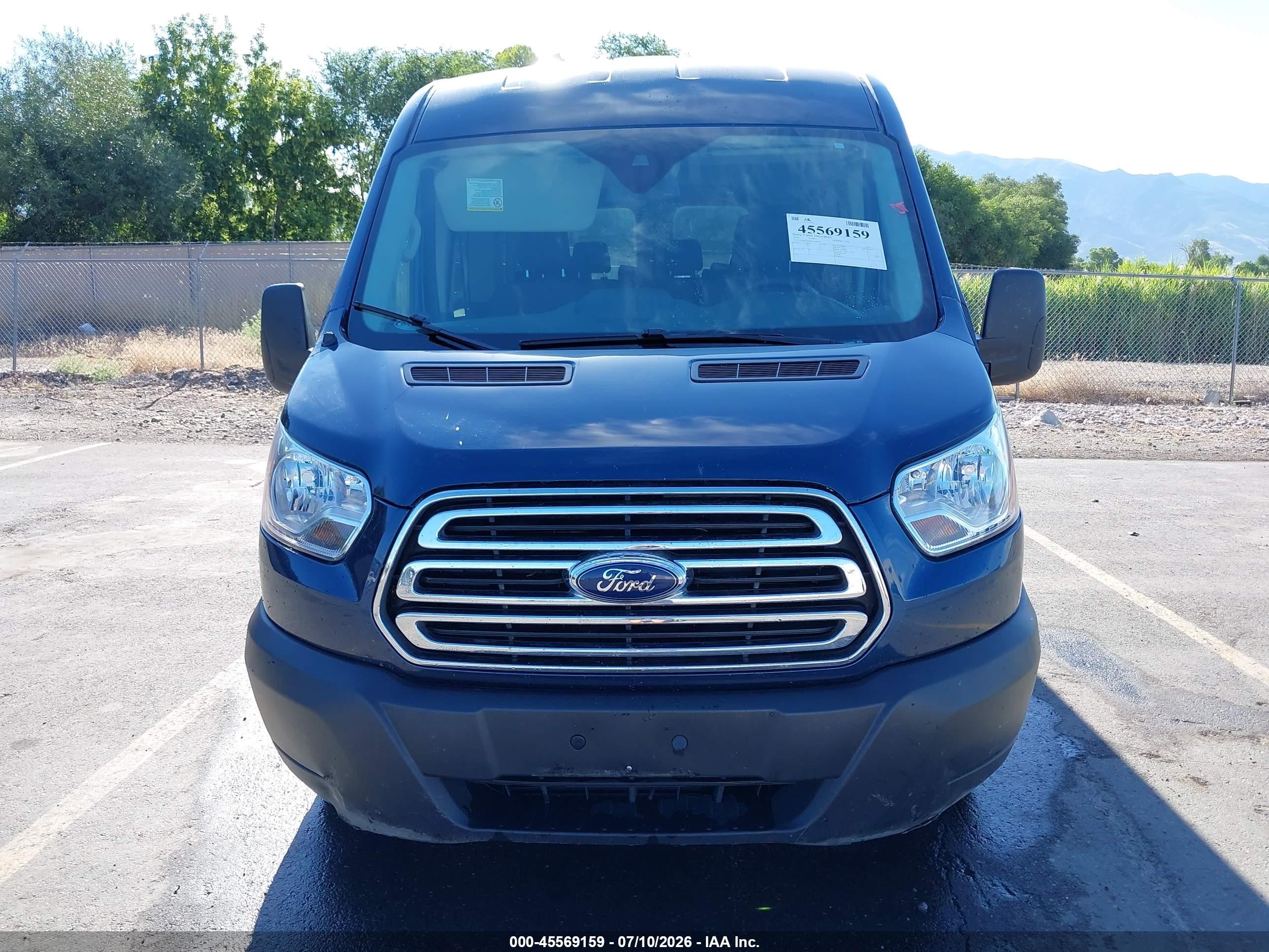 2019 Ford Transit-350 Xl/xlt Dark Blue vin: 1FBAX2CG0KKA98902