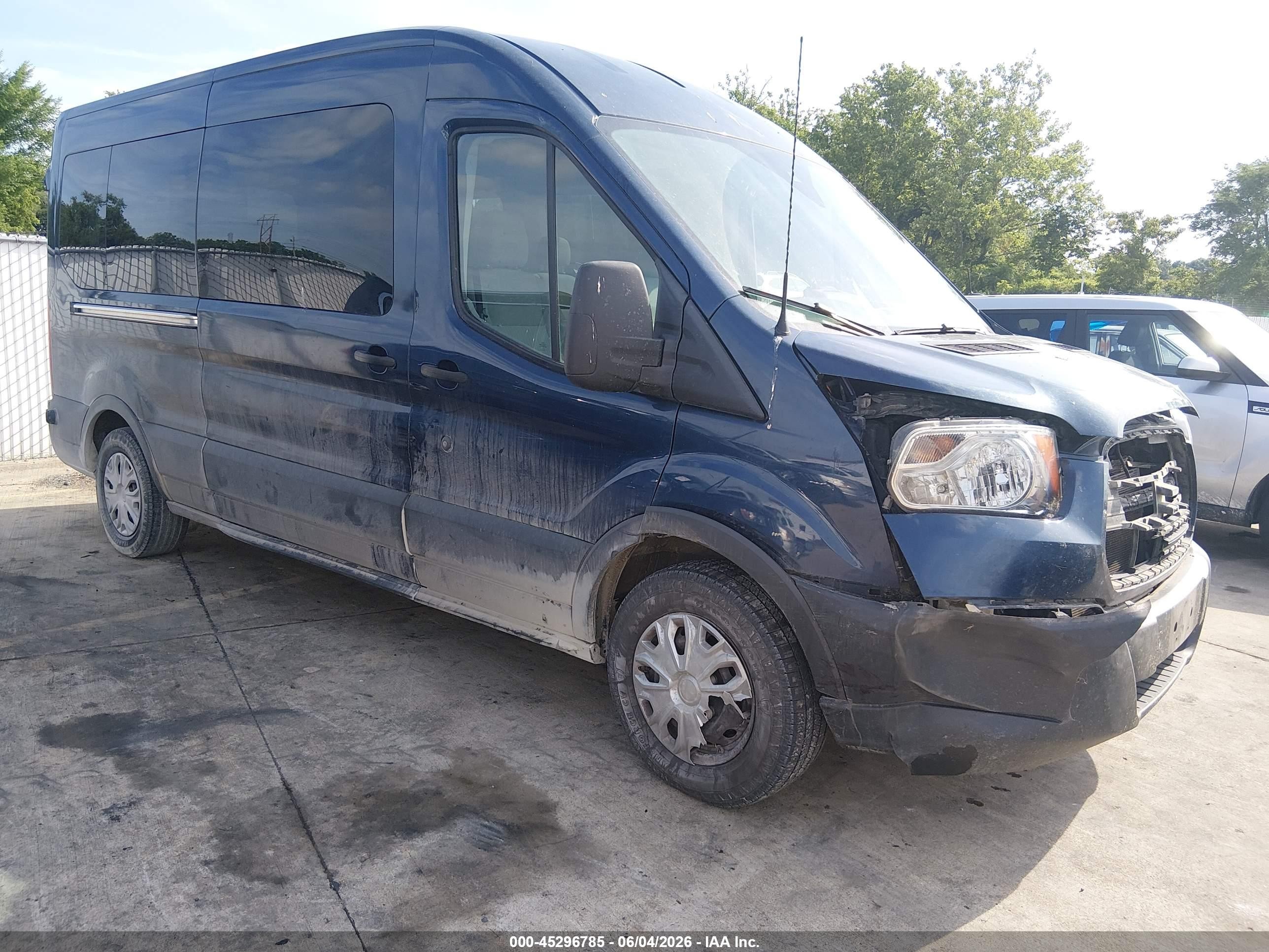 2015 Ford Transit-350 Xlt Blue vin: 1FBAX2CG1FKA69639