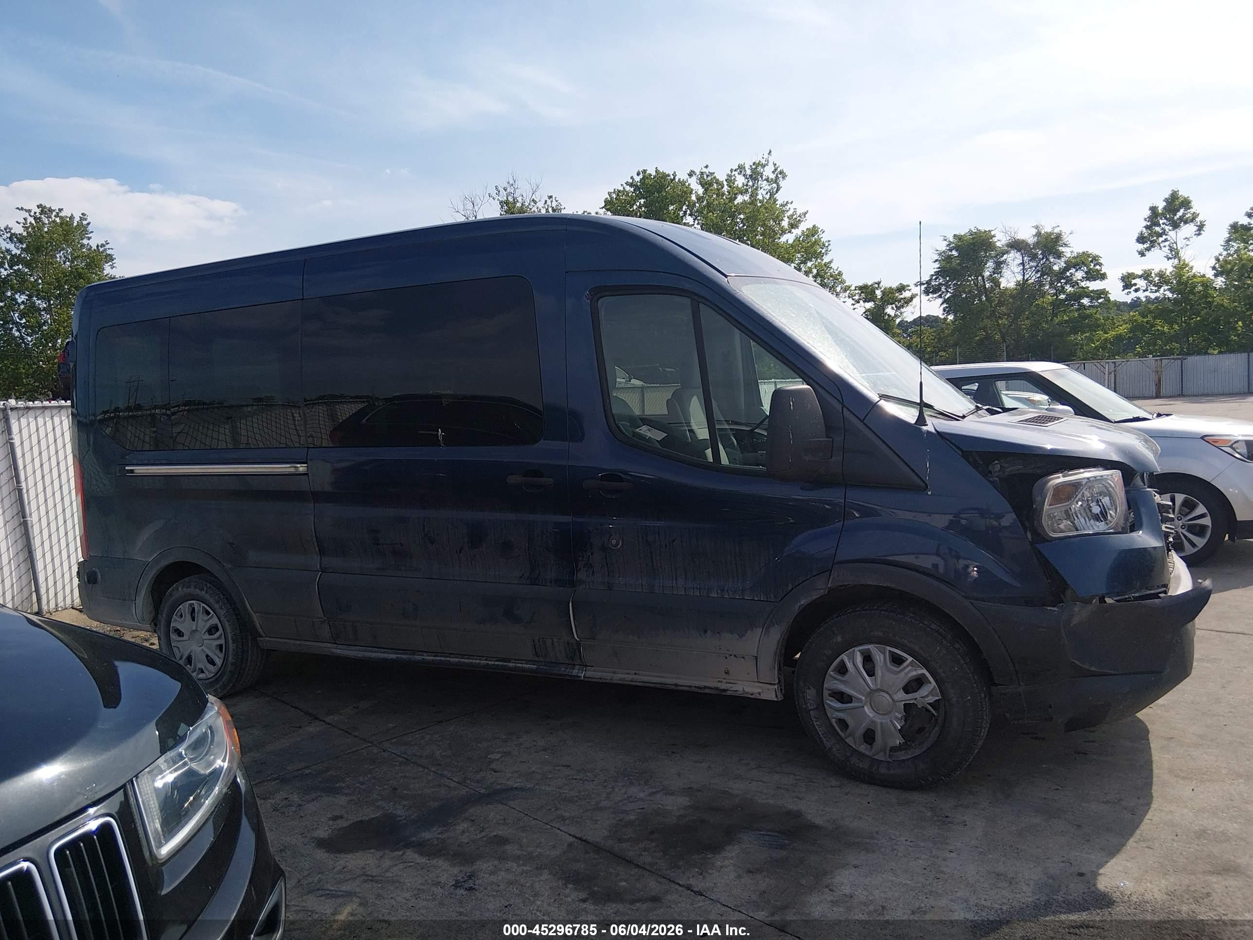 2015 Ford Transit-350 Xlt Blue vin: 1FBAX2CG1FKA69639