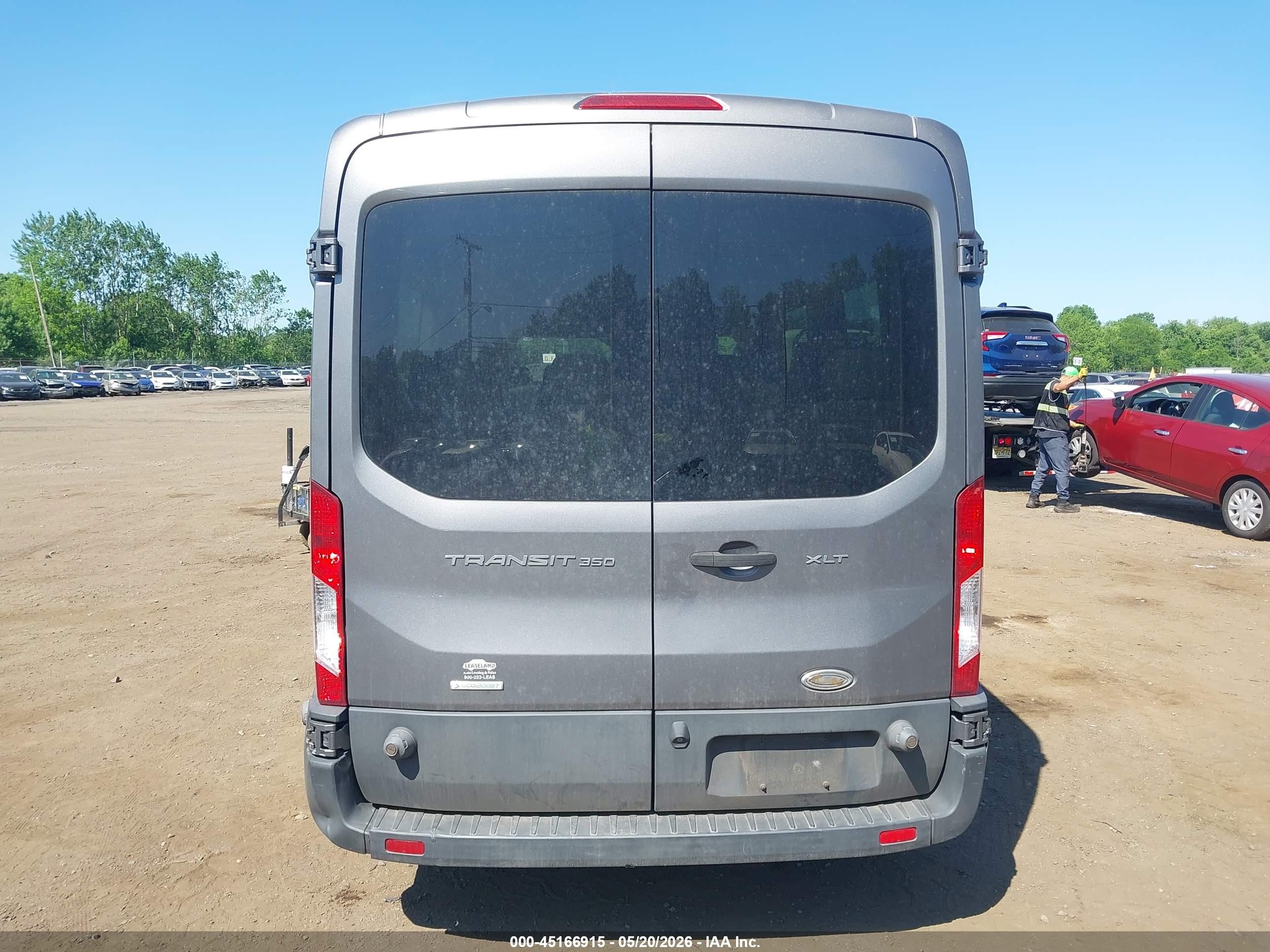 2015 Ford Transit-350 Xlt Gray vin: 1FBAX2CG5FKA24011
