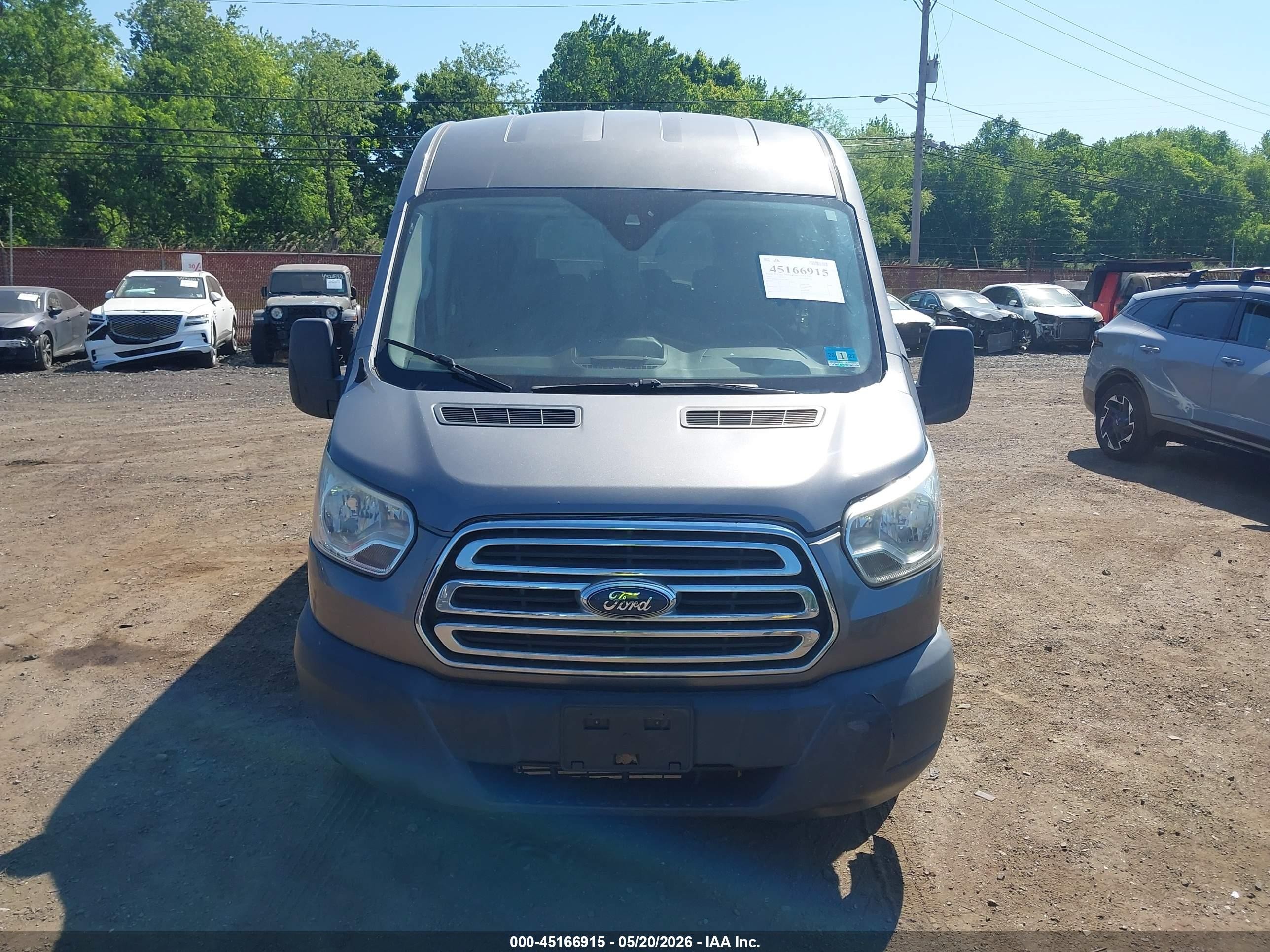 2015 Ford Transit-350 Xlt Gray vin: 1FBAX2CG5FKA24011