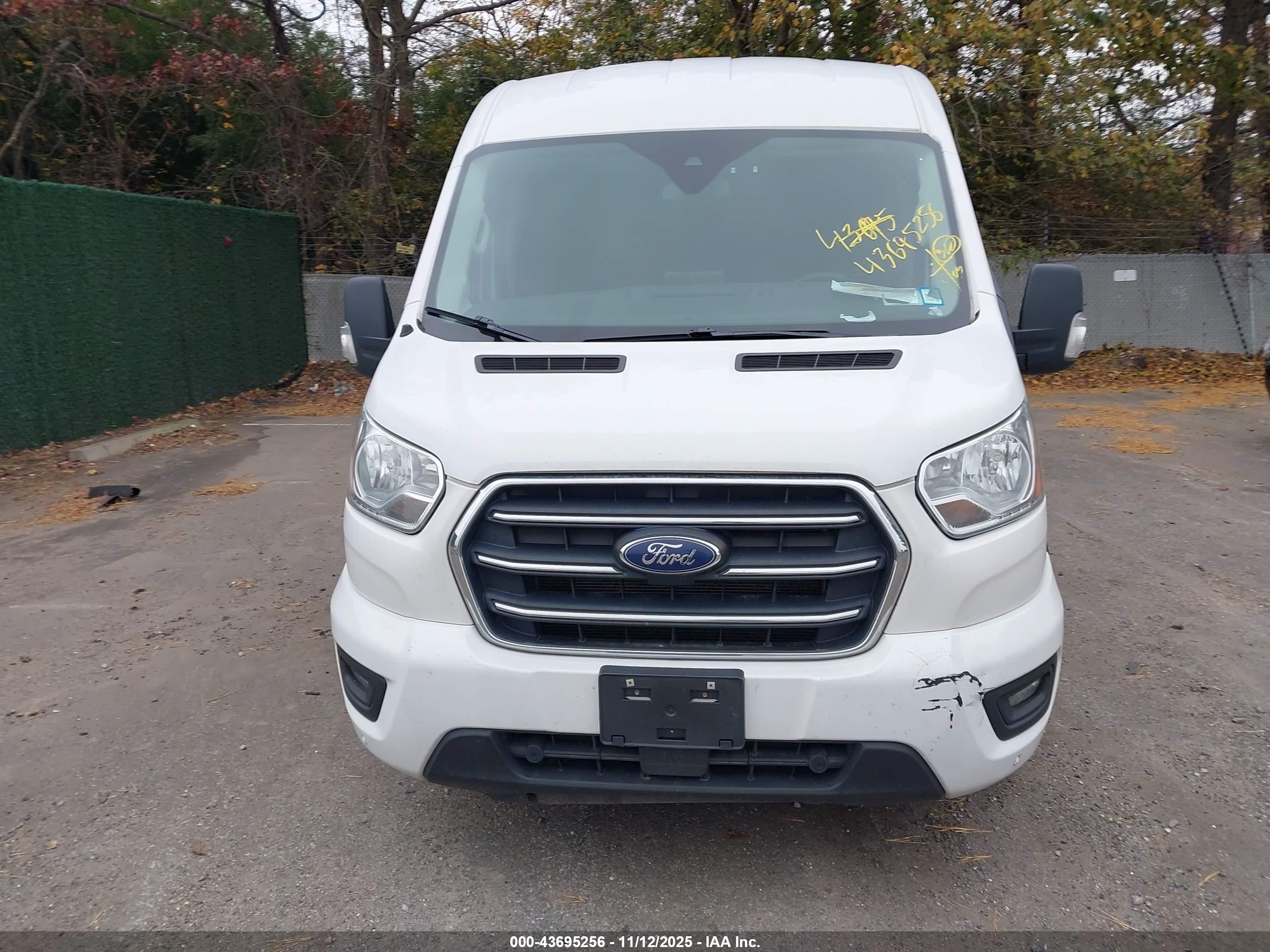 2020 Ford Transit-350 Passenger Van Xlt White vin: 1FBAX2CG9LKA54558