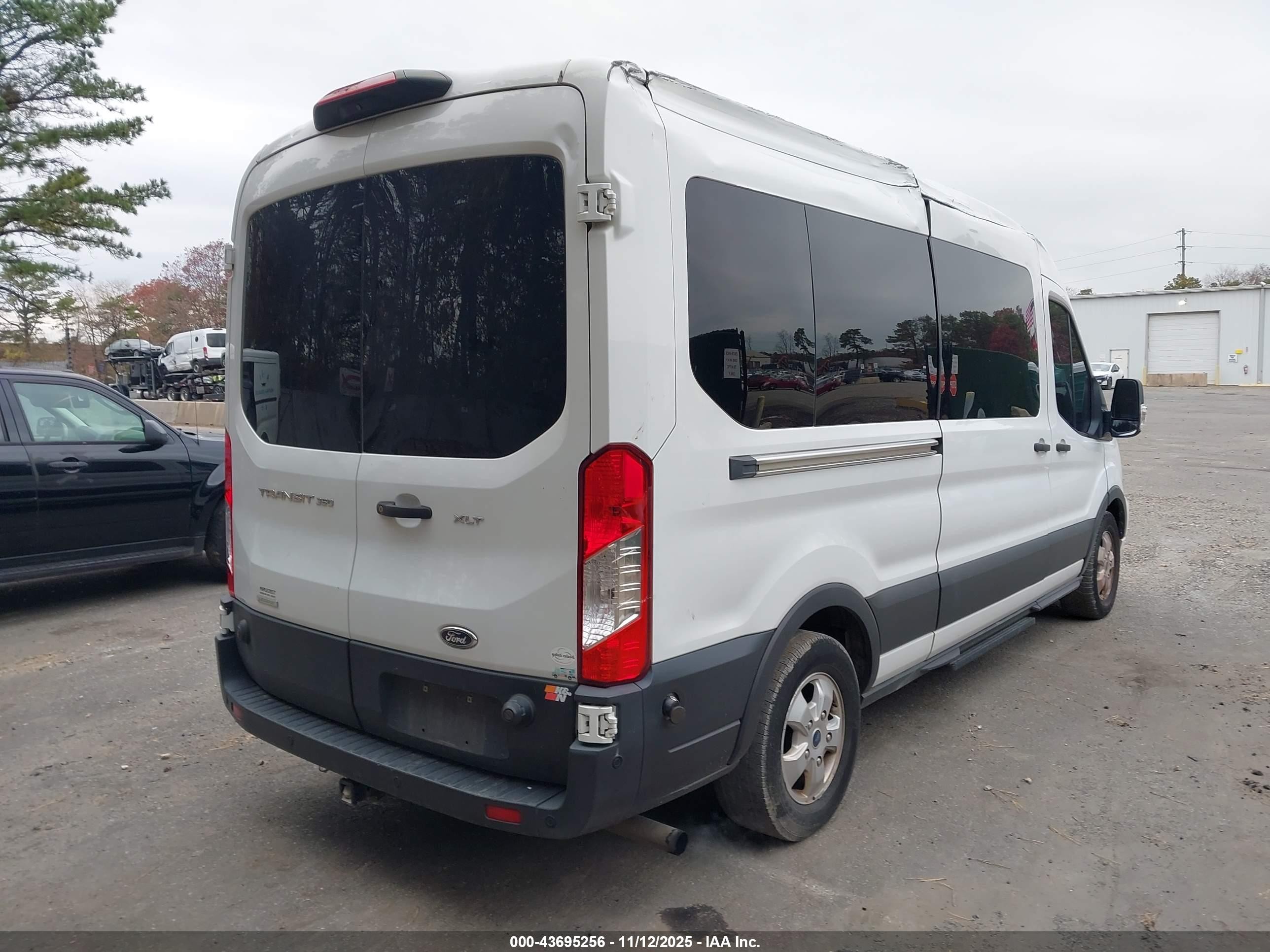 2020 Ford Transit-350 Passenger Van Xlt White vin: 1FBAX2CG9LKA54558
