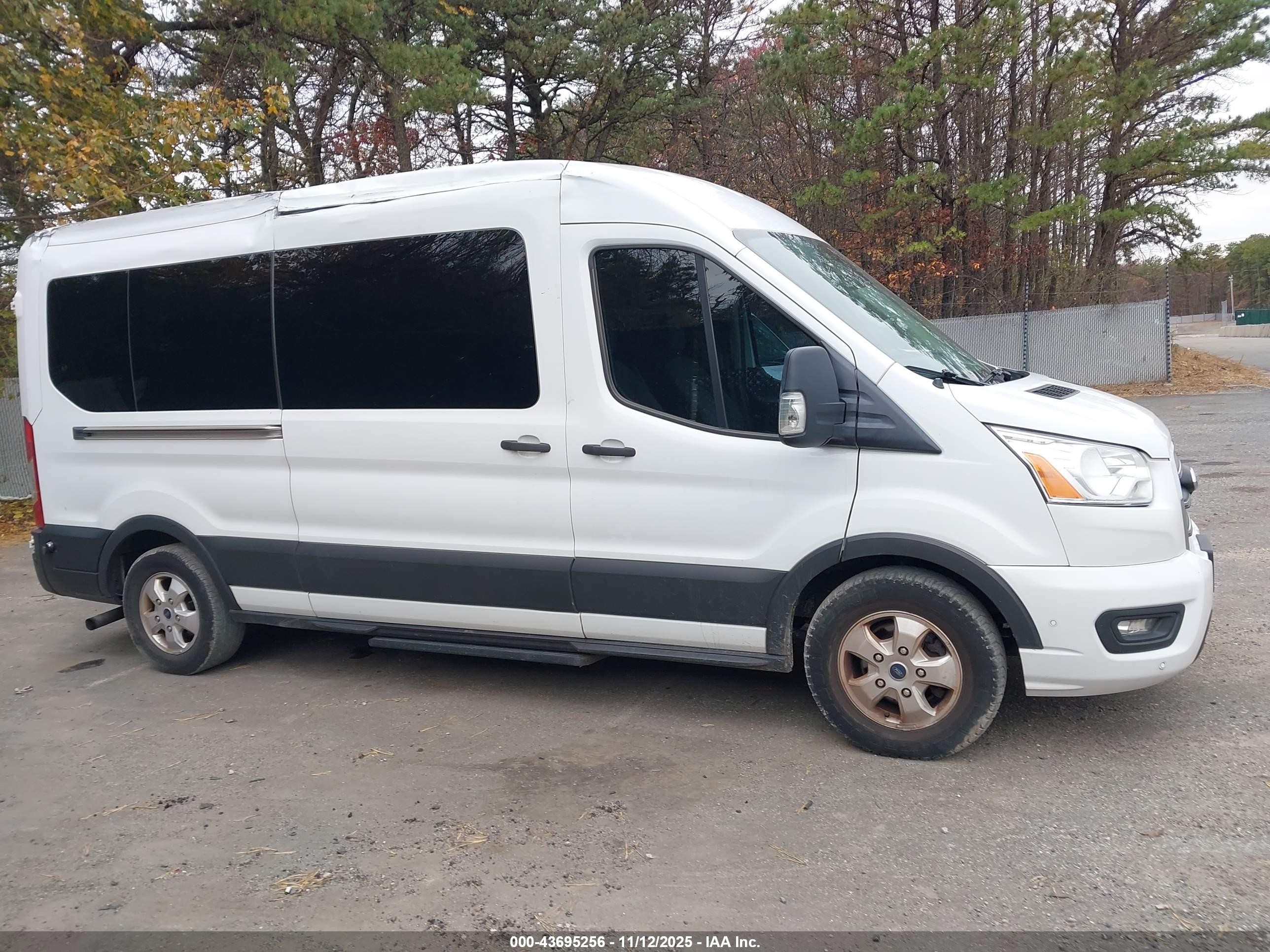 2020 Ford Transit-350 Passenger Van Xlt White vin: 1FBAX2CG9LKA54558