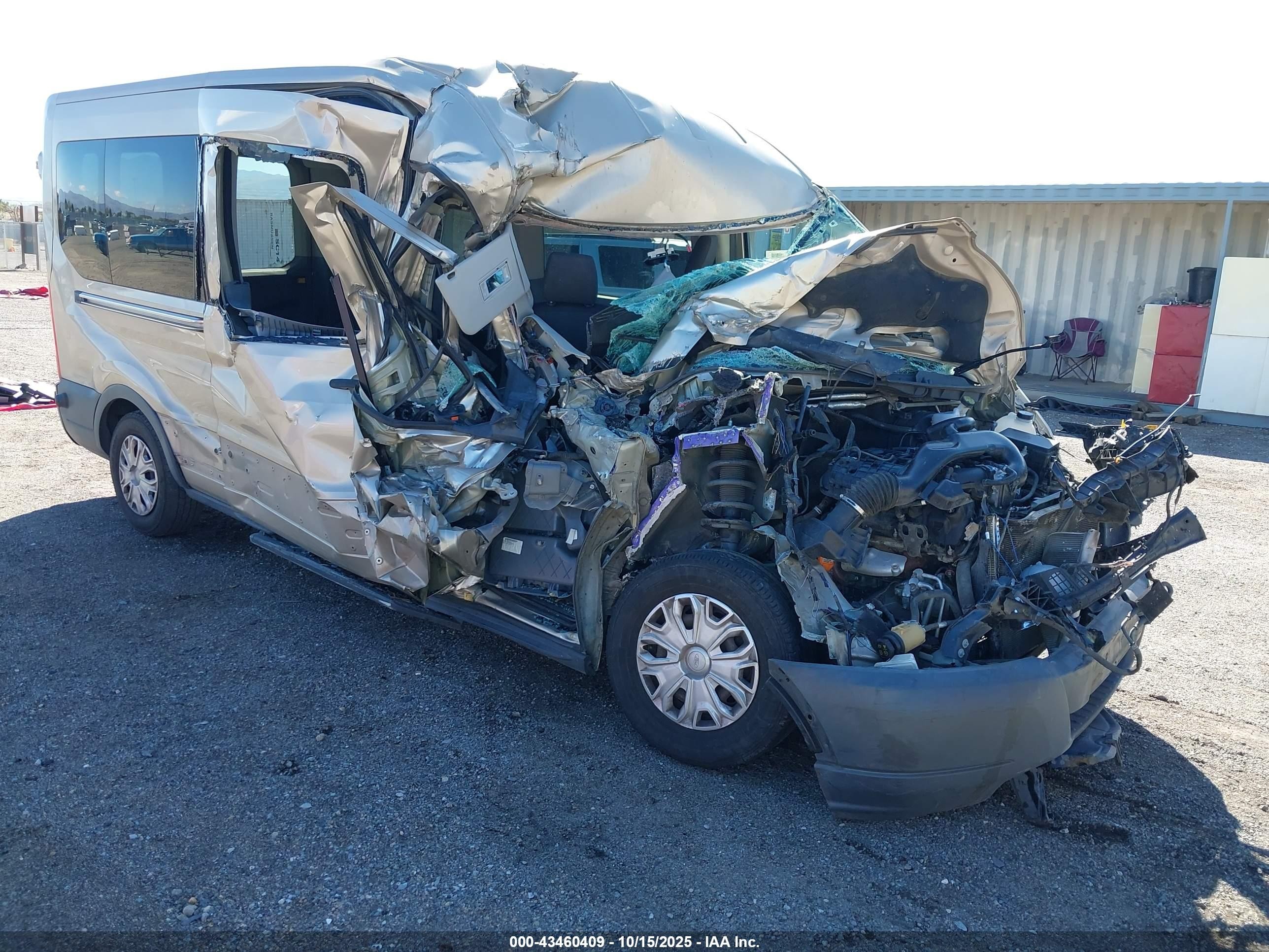 2018 Ford Transit-350 Xlt Champagne vin: 1FBAX2CM0JKA32399