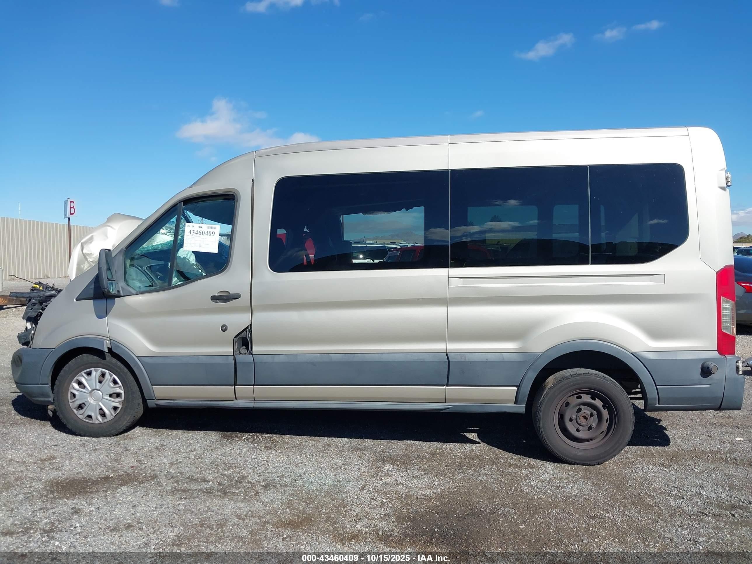2018 Ford Transit-350 Xlt Champagne vin: 1FBAX2CM0JKA32399