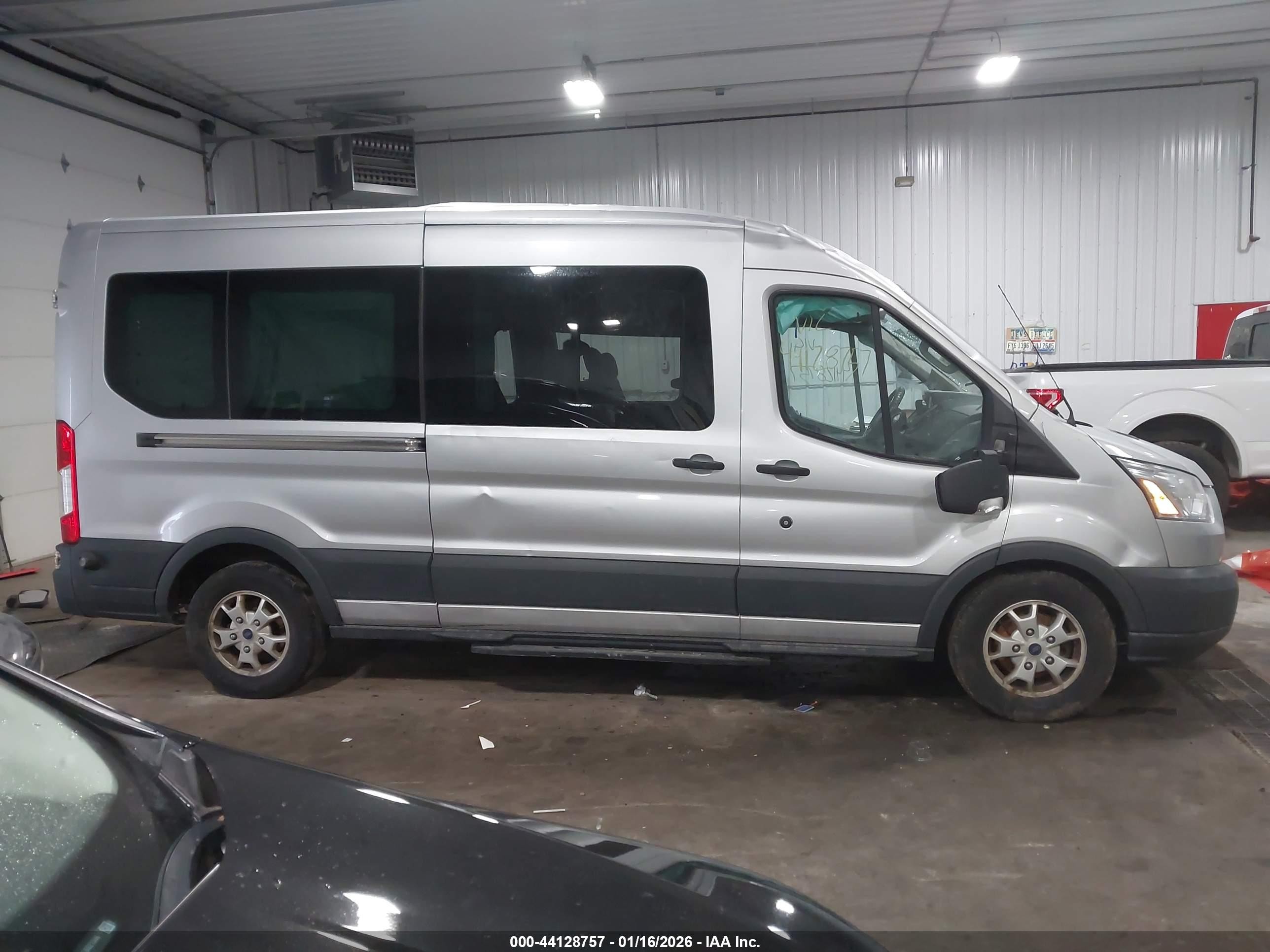 2015 Ford Transit T-350 Silver vin: 1FBAX2CM1FKA36095