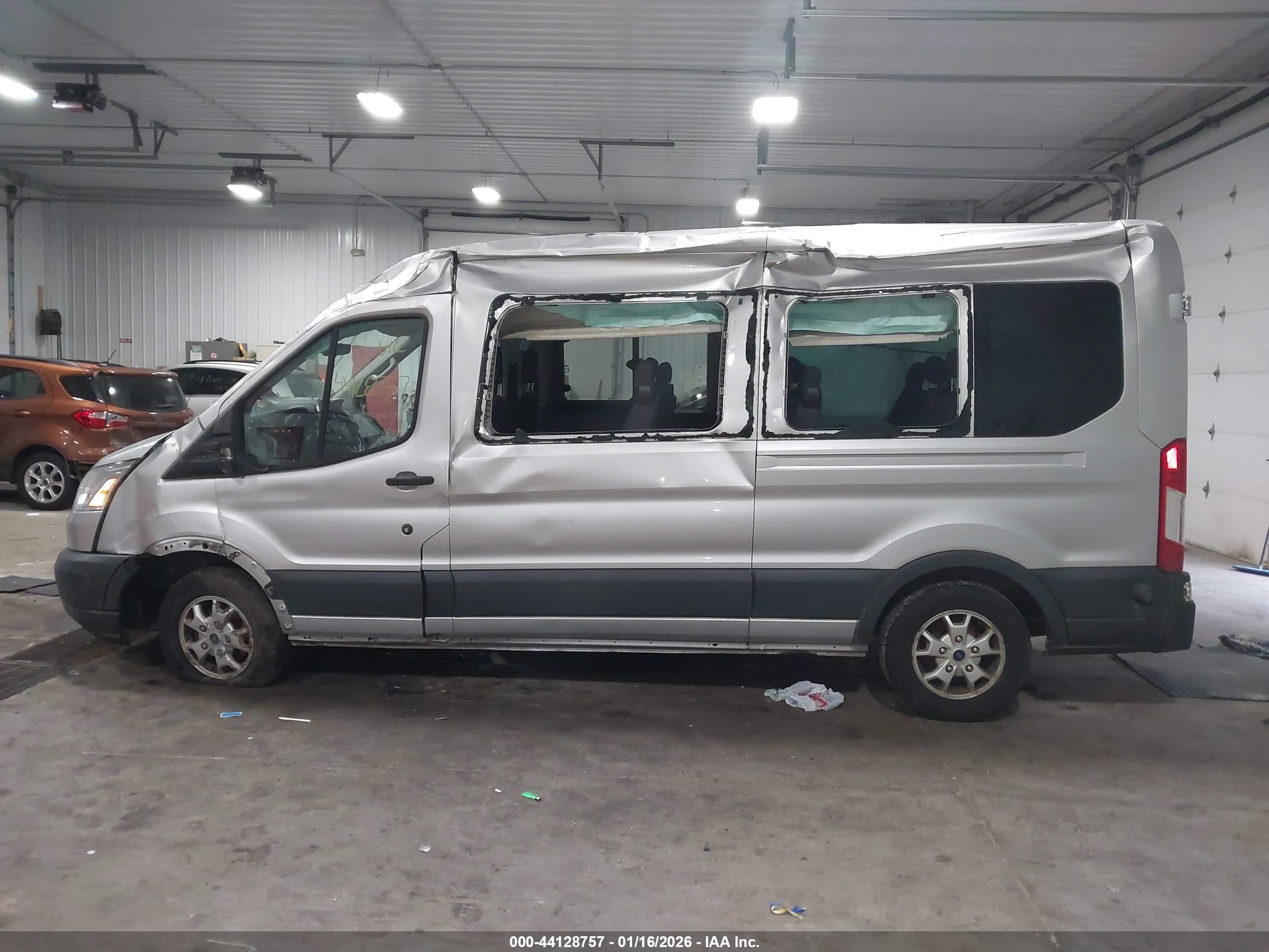 2015 Ford Transit T-350 Silver vin: 1FBAX2CM1FKA36095