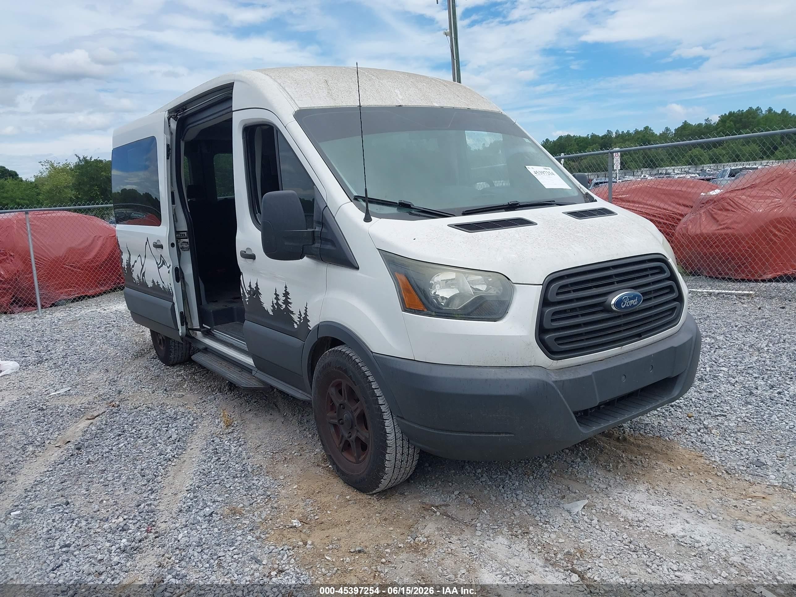 2015 Ford Transit-350 Xl/xlt White vin: 1FBAX2CM1FKA74829