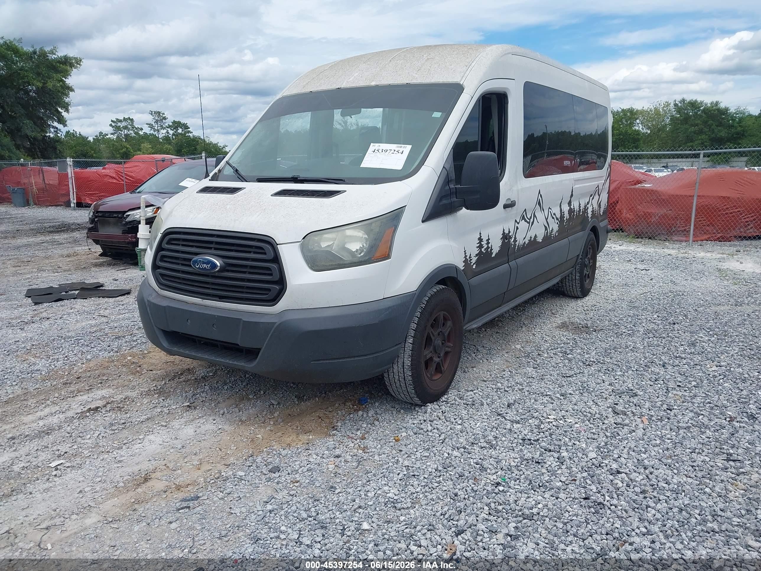 2015 Ford Transit-350 Xl/xlt White vin: 1FBAX2CM1FKA74829