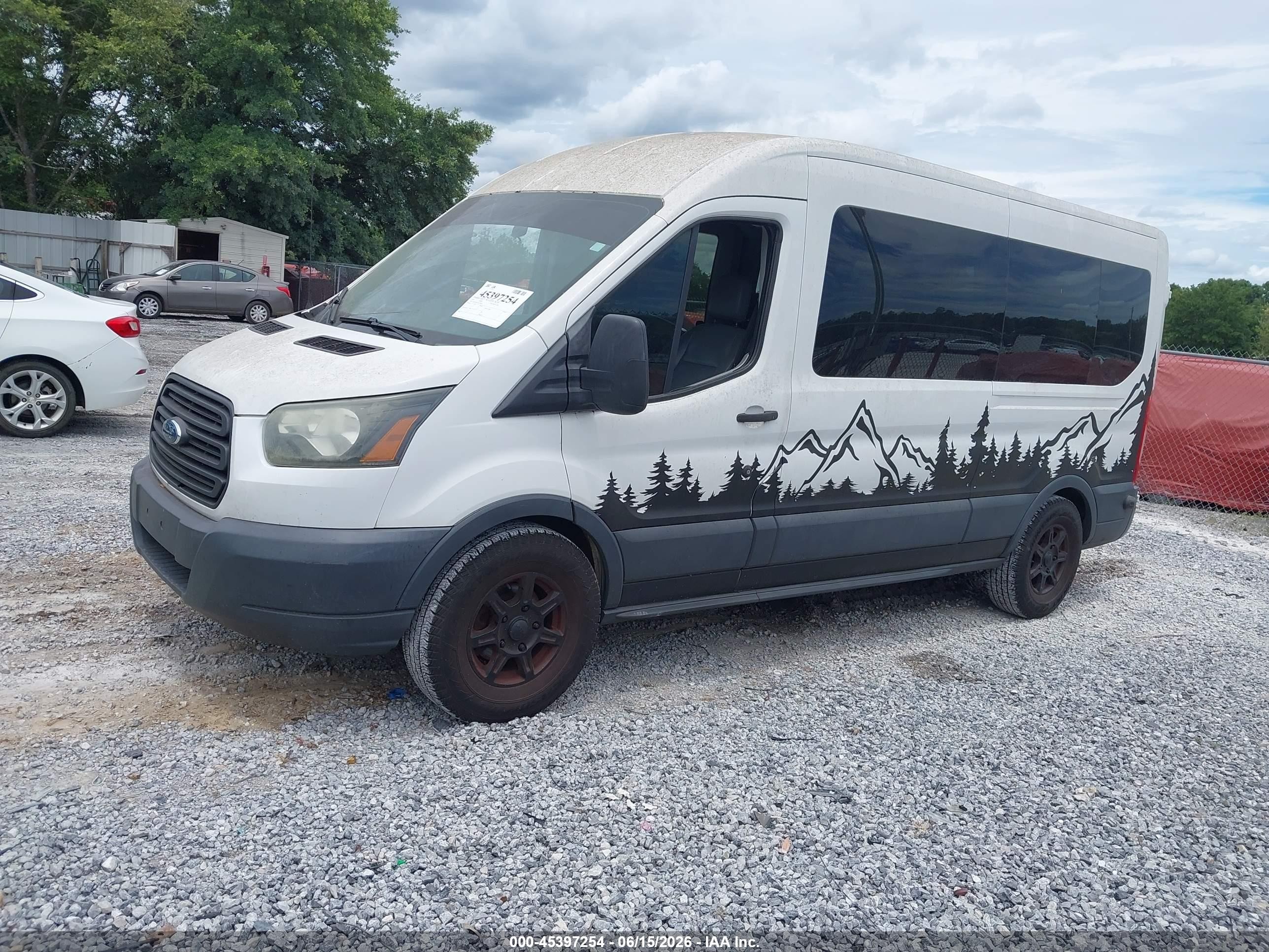 2015 Ford Transit-350 Xl/xlt White vin: 1FBAX2CM1FKA74829
