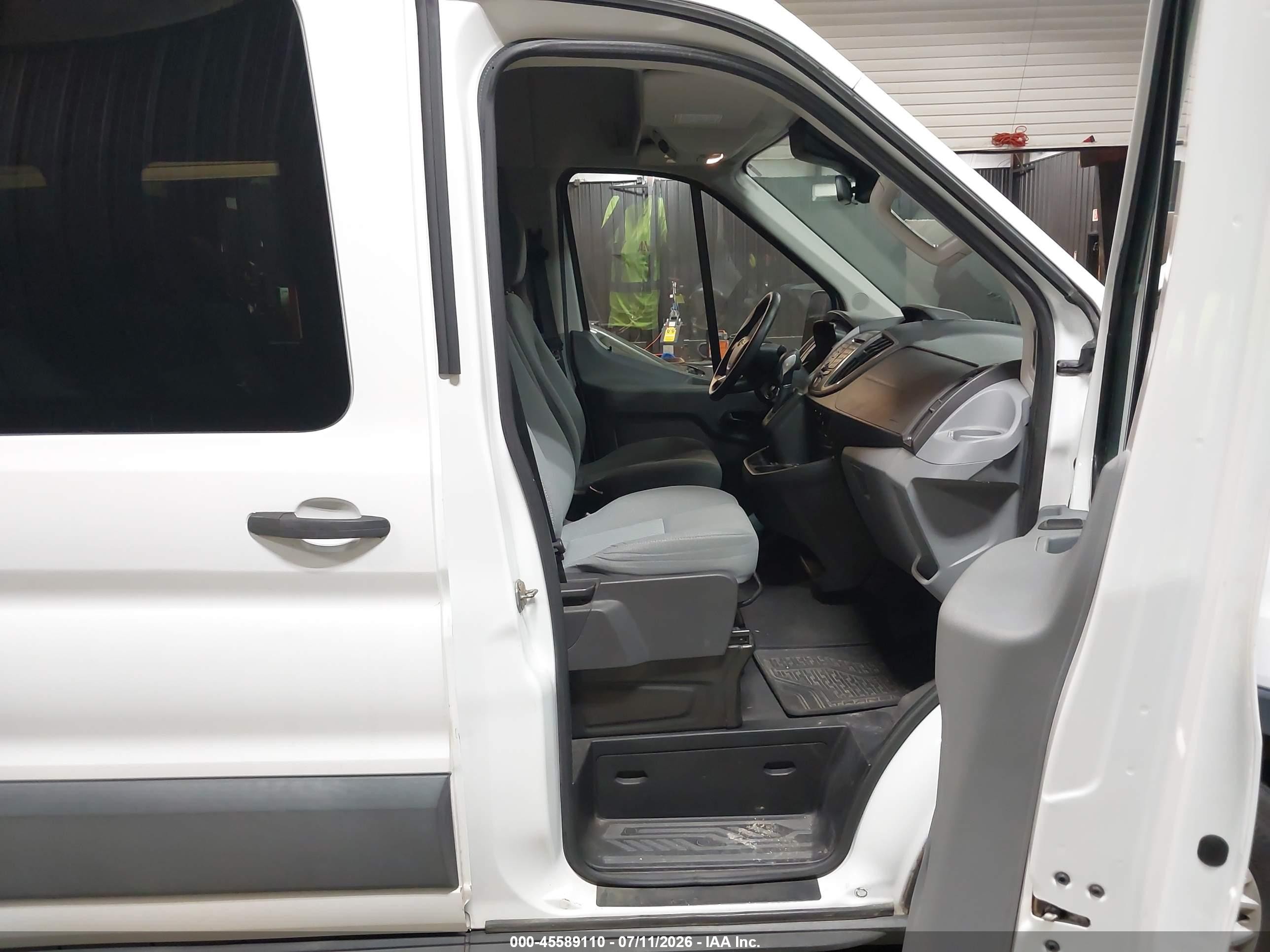2015 Ford Transit-350 Xlt White vin: 1FBAX2CM1FKB27691