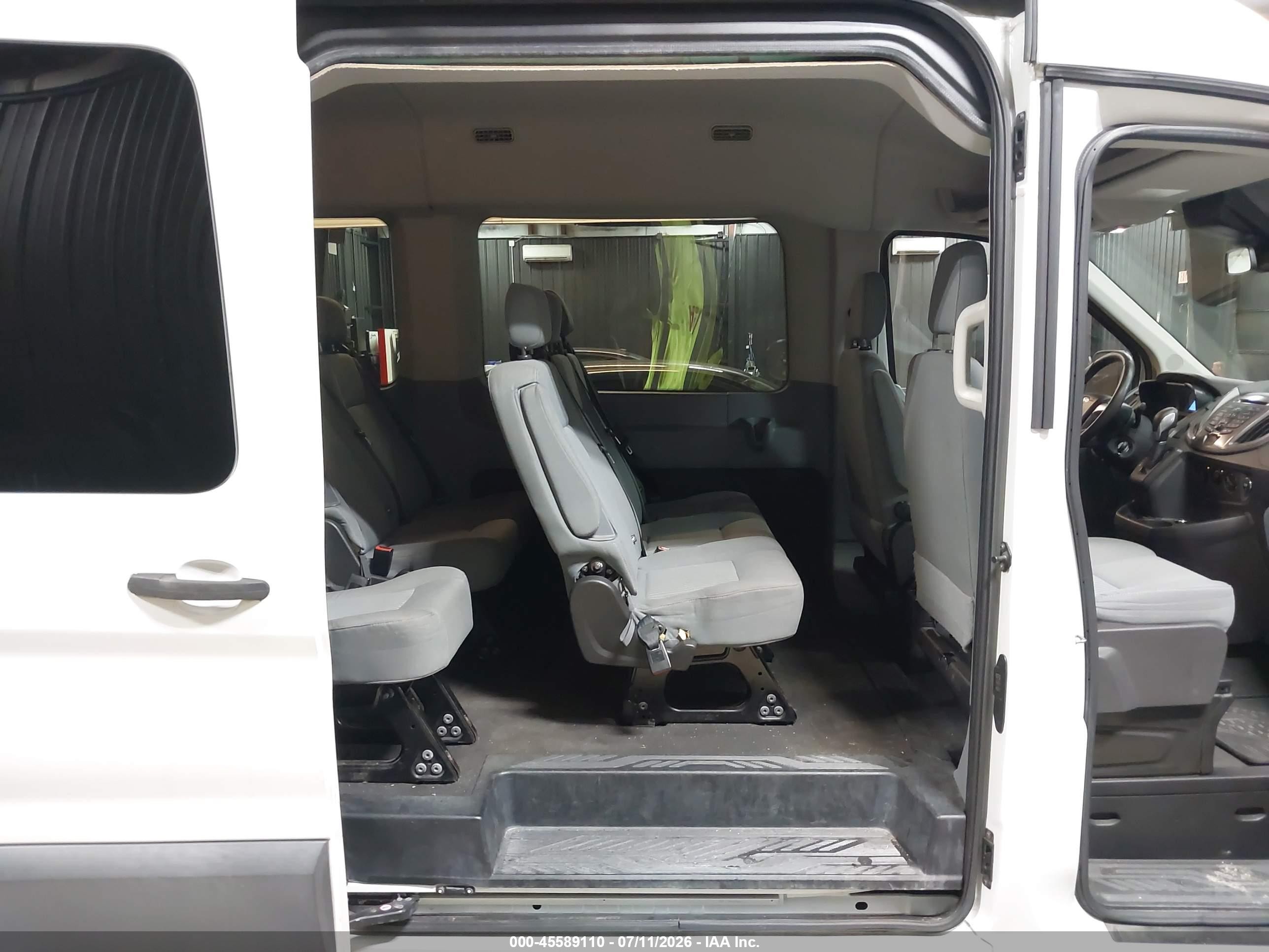 2015 Ford Transit-350 Xlt White vin: 1FBAX2CM1FKB27691