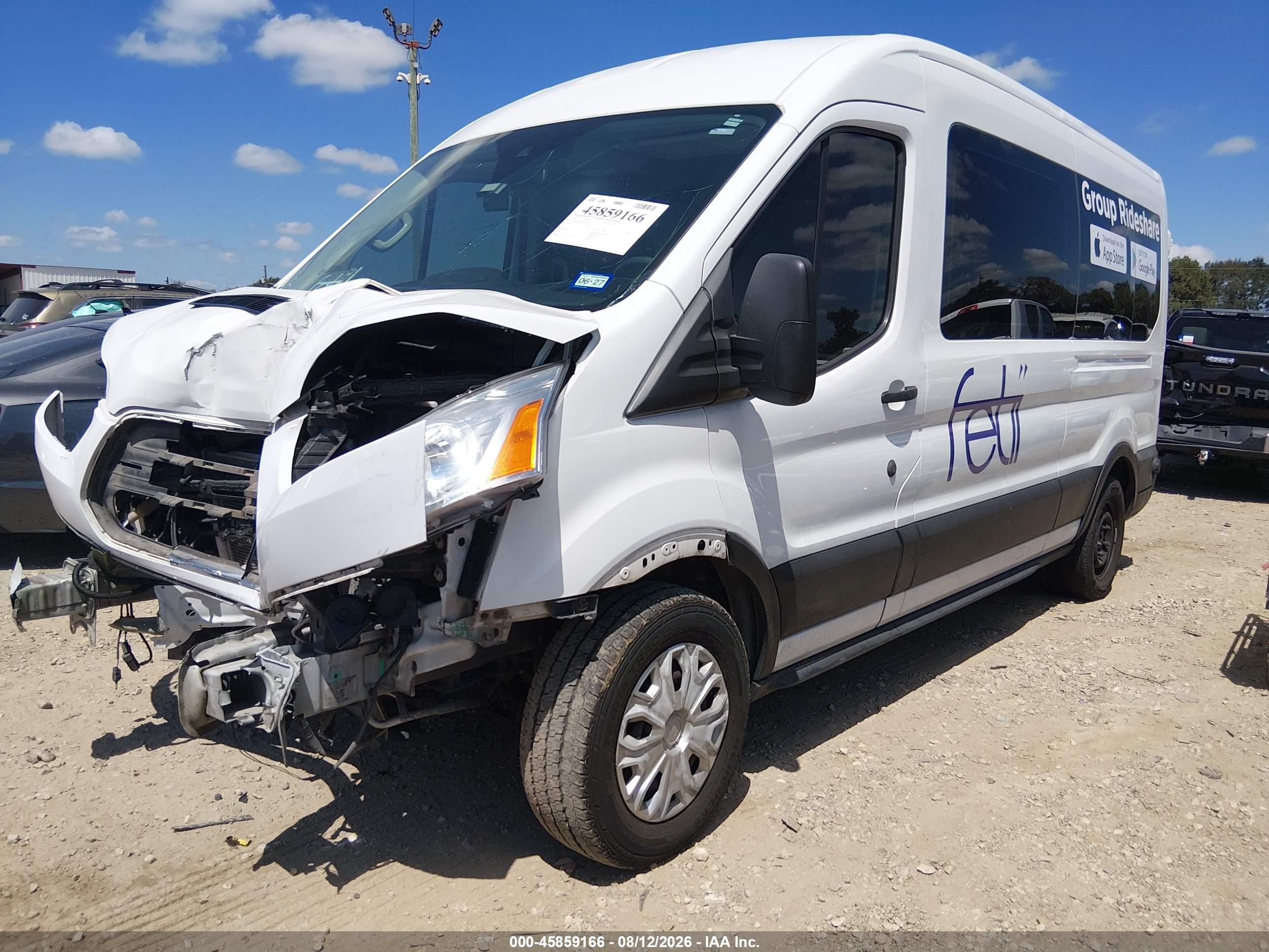 2019 Ford Transit-350 Xlt White vin: 1FBAX2CM1KKA00739