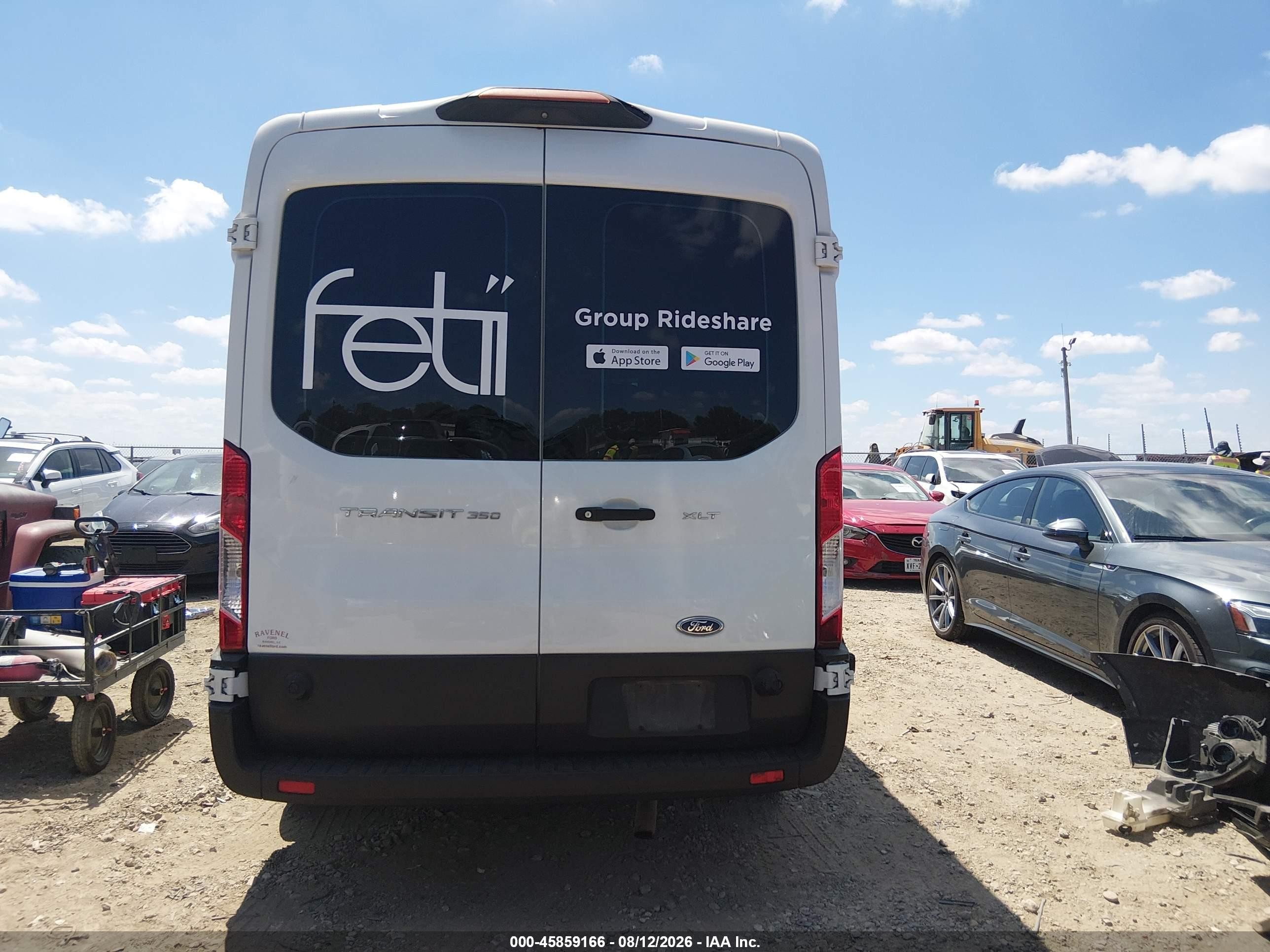 2019 Ford Transit-350 Xlt White vin: 1FBAX2CM1KKA00739