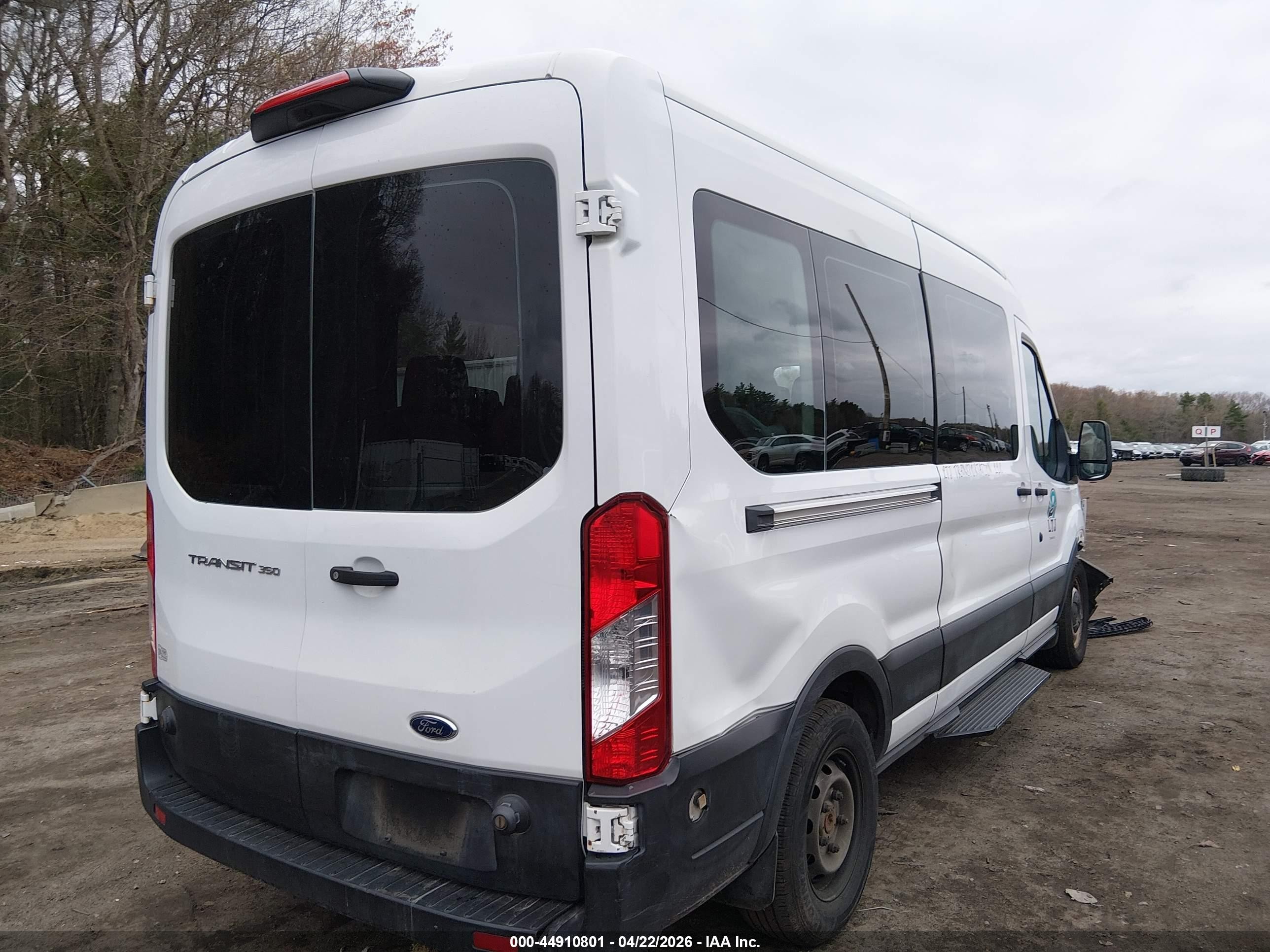 2019 Ford Transit-350 Xl White vin: 1FBAX2CM2KKB22848
