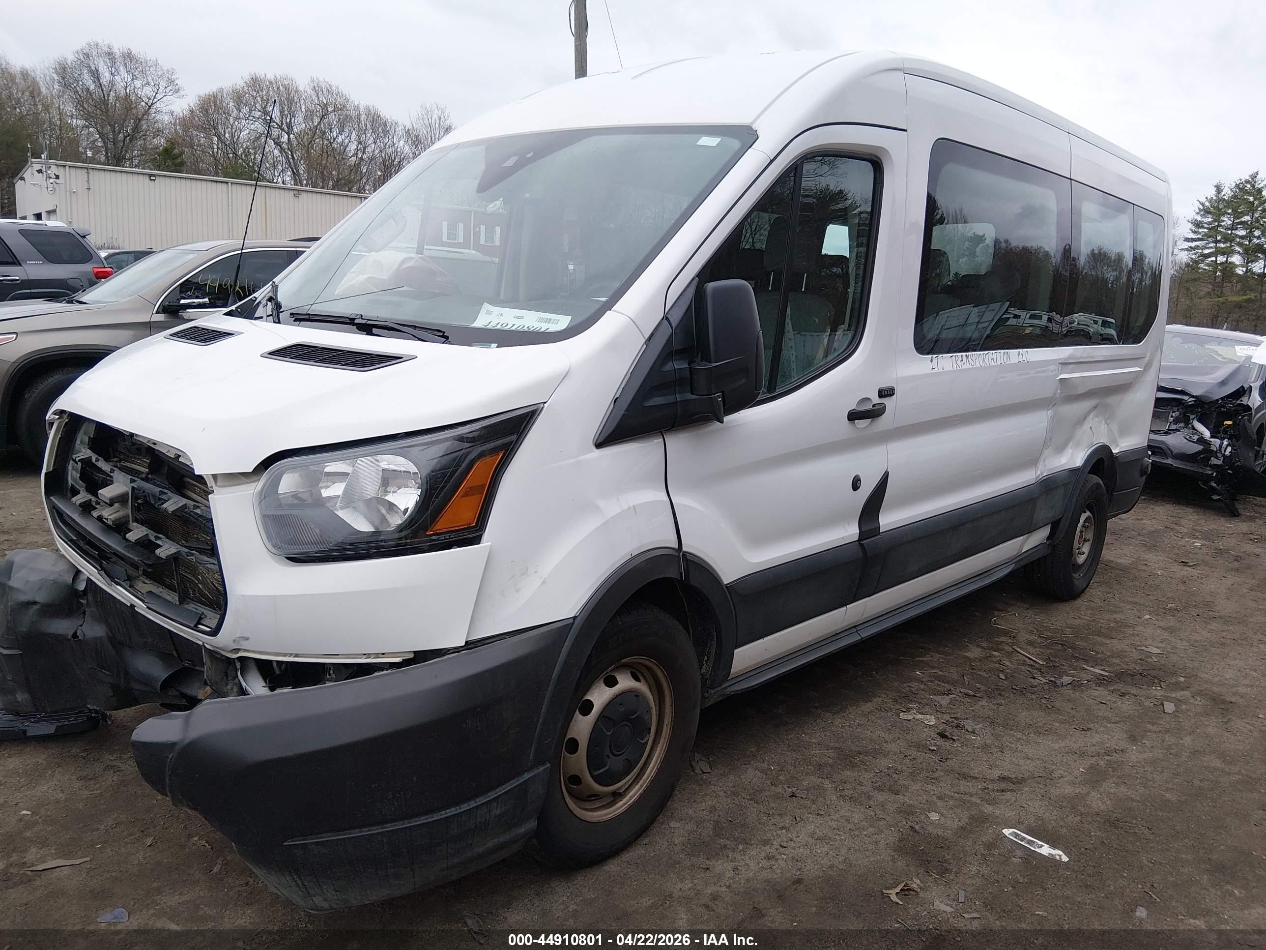 2019 Ford Transit-350 Xl White vin: 1FBAX2CM2KKB22848