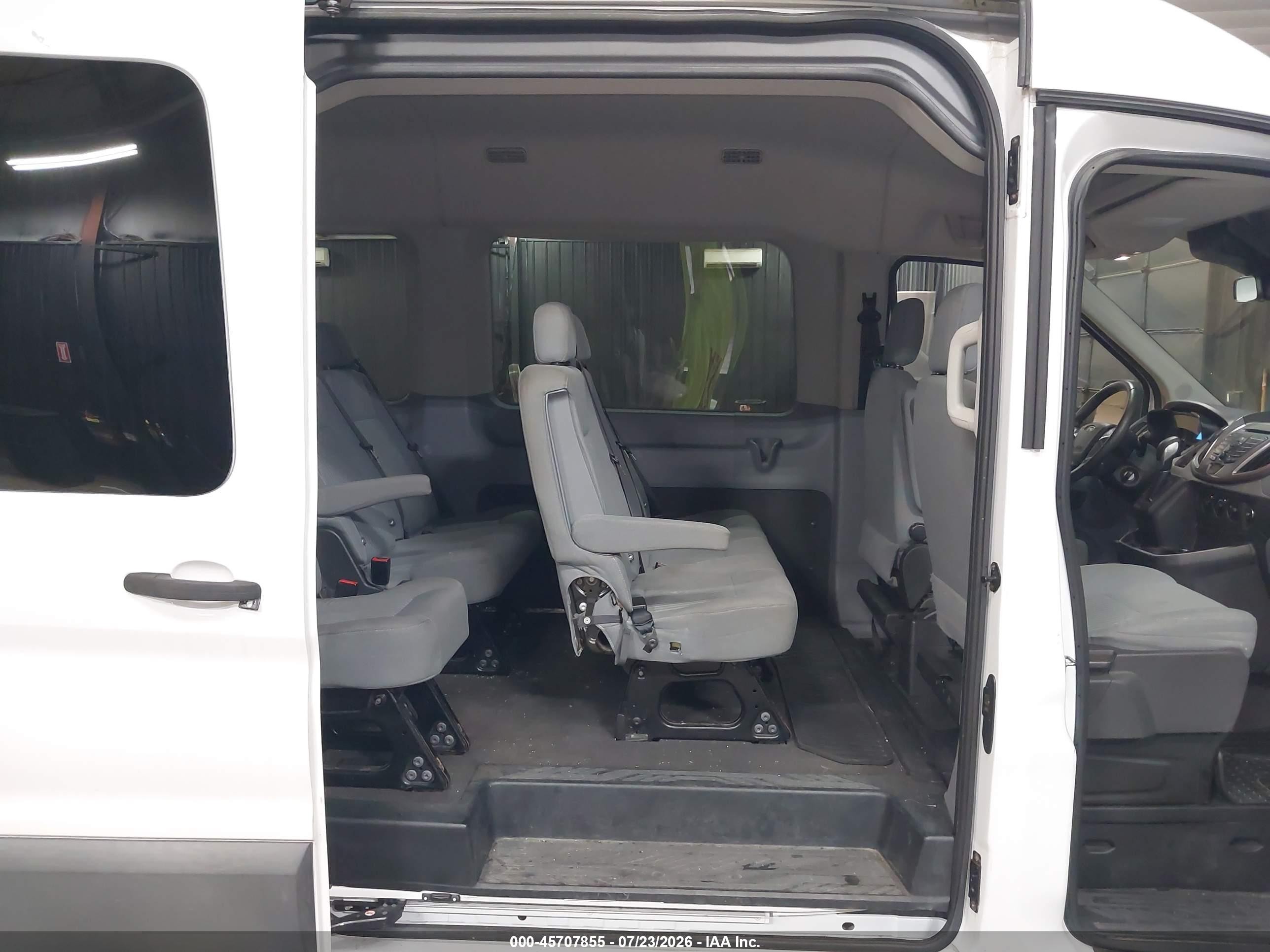 2015 Ford Transit-350 Xlt White vin: 1FBAX2CM3FKB27692