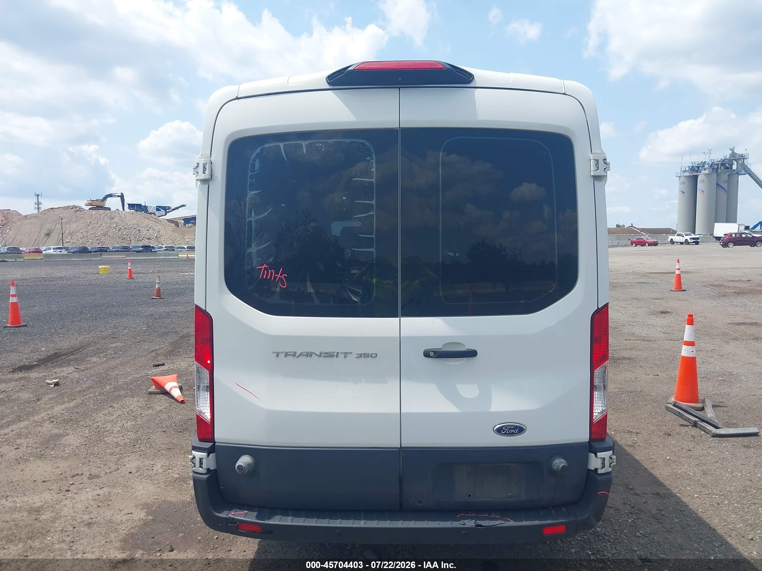 2019 Ford Transit-350 Xl White vin: 1FBAX2CM4KKA90937