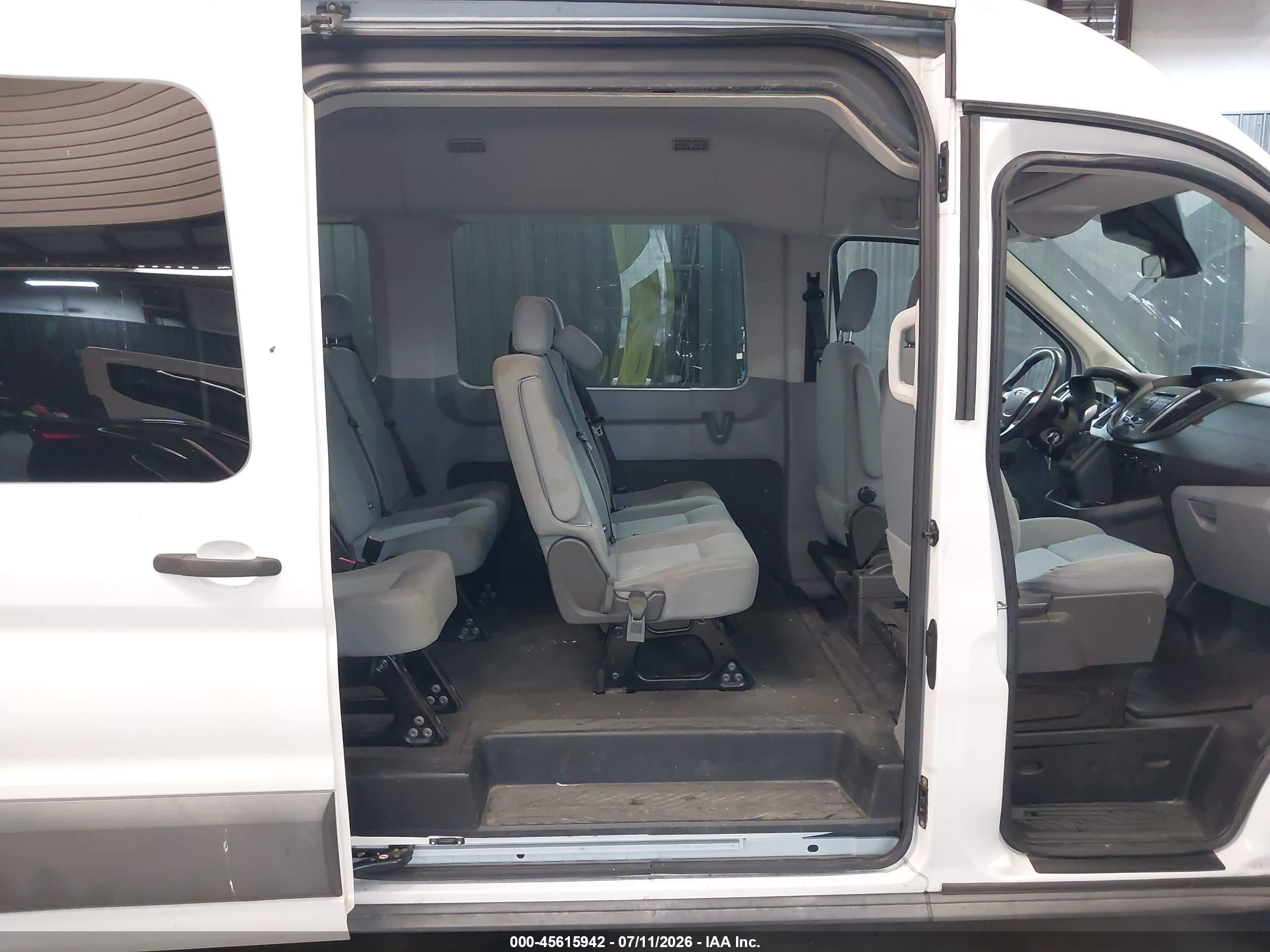 2015 Ford Transit-350 Xlt White vin: 1FBAX2CM5FKB27693