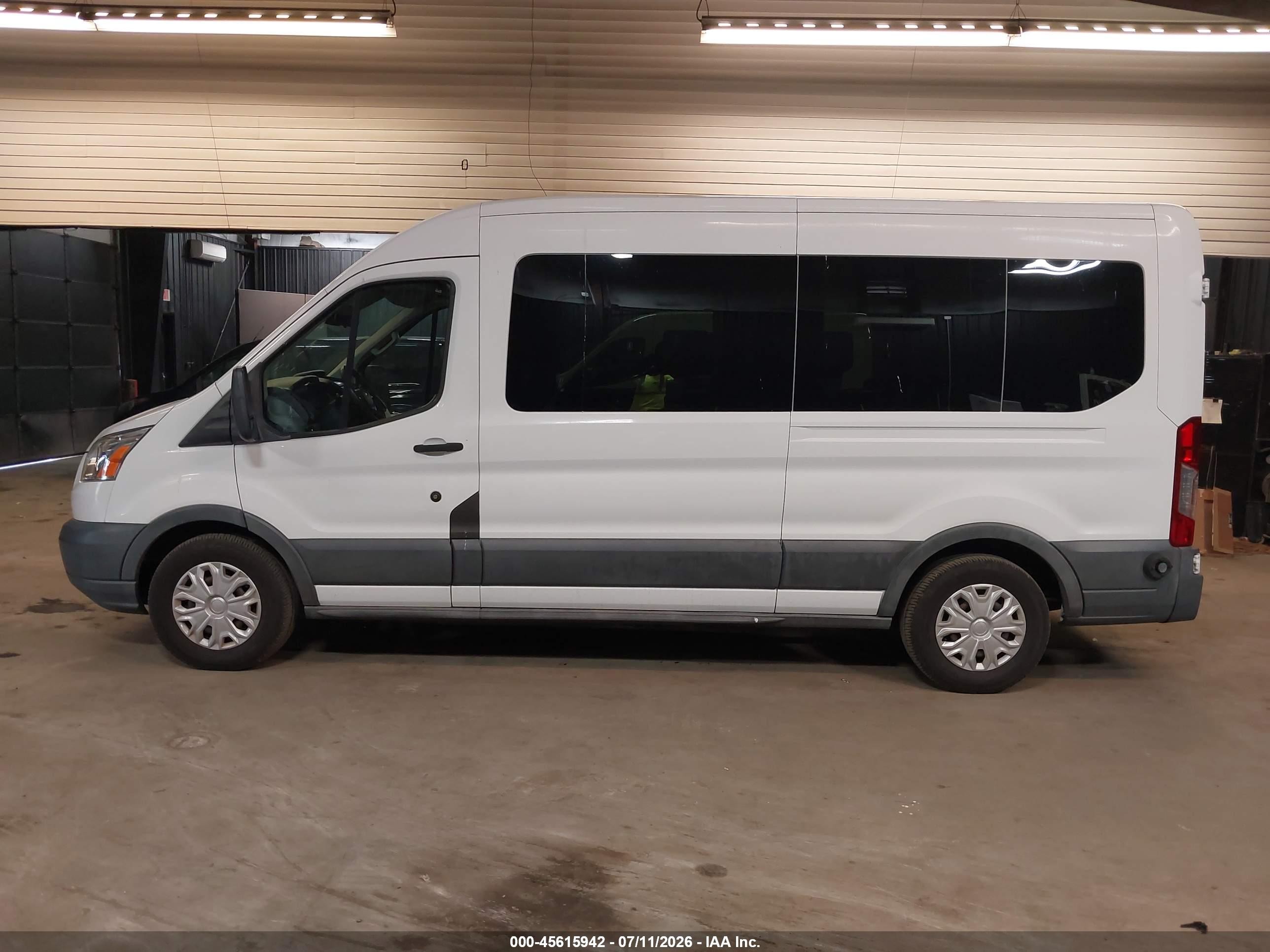 2015 Ford Transit-350 Xlt White vin: 1FBAX2CM5FKB27693