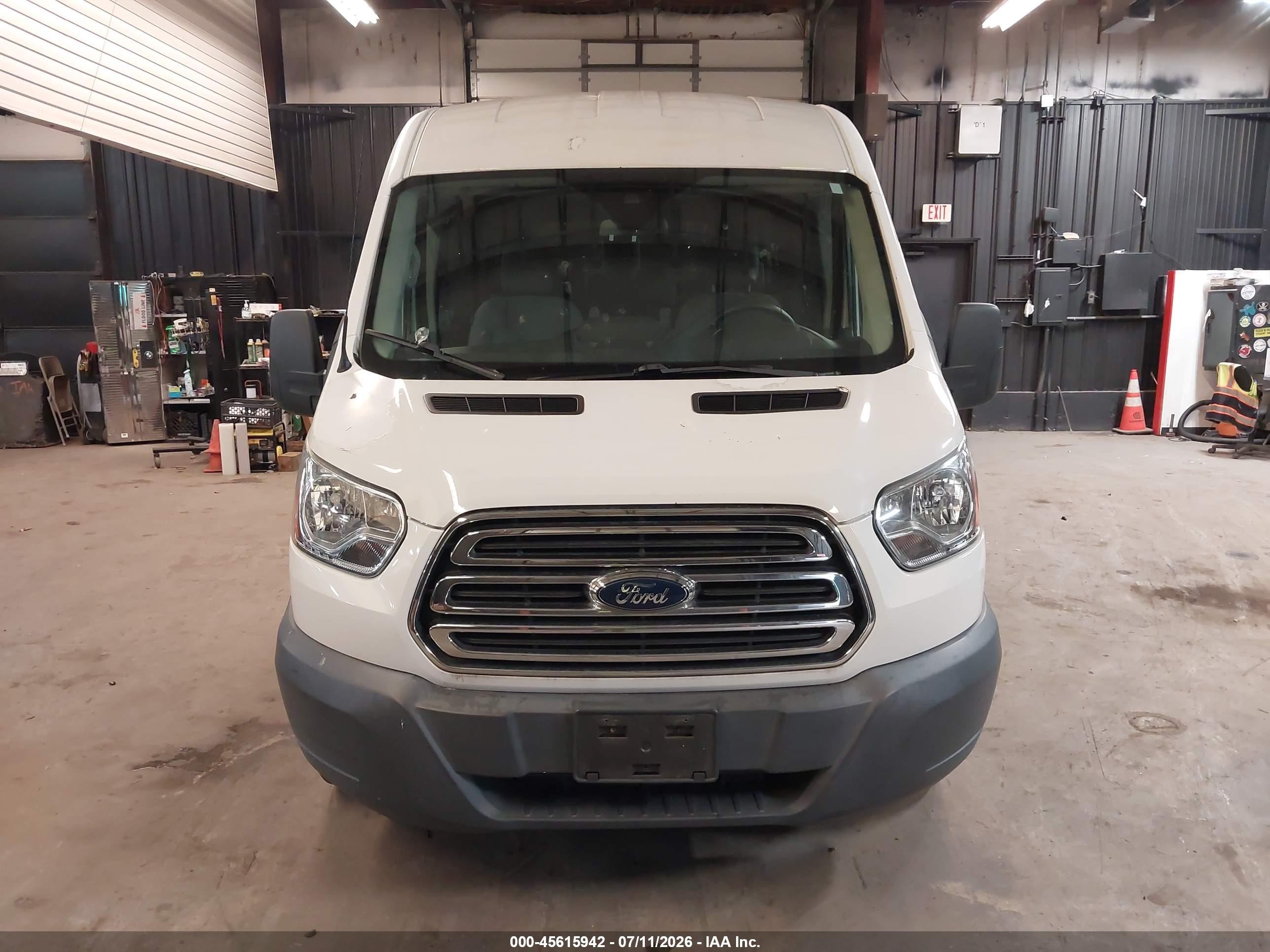 2015 Ford Transit-350 Xlt White vin: 1FBAX2CM5FKB27693