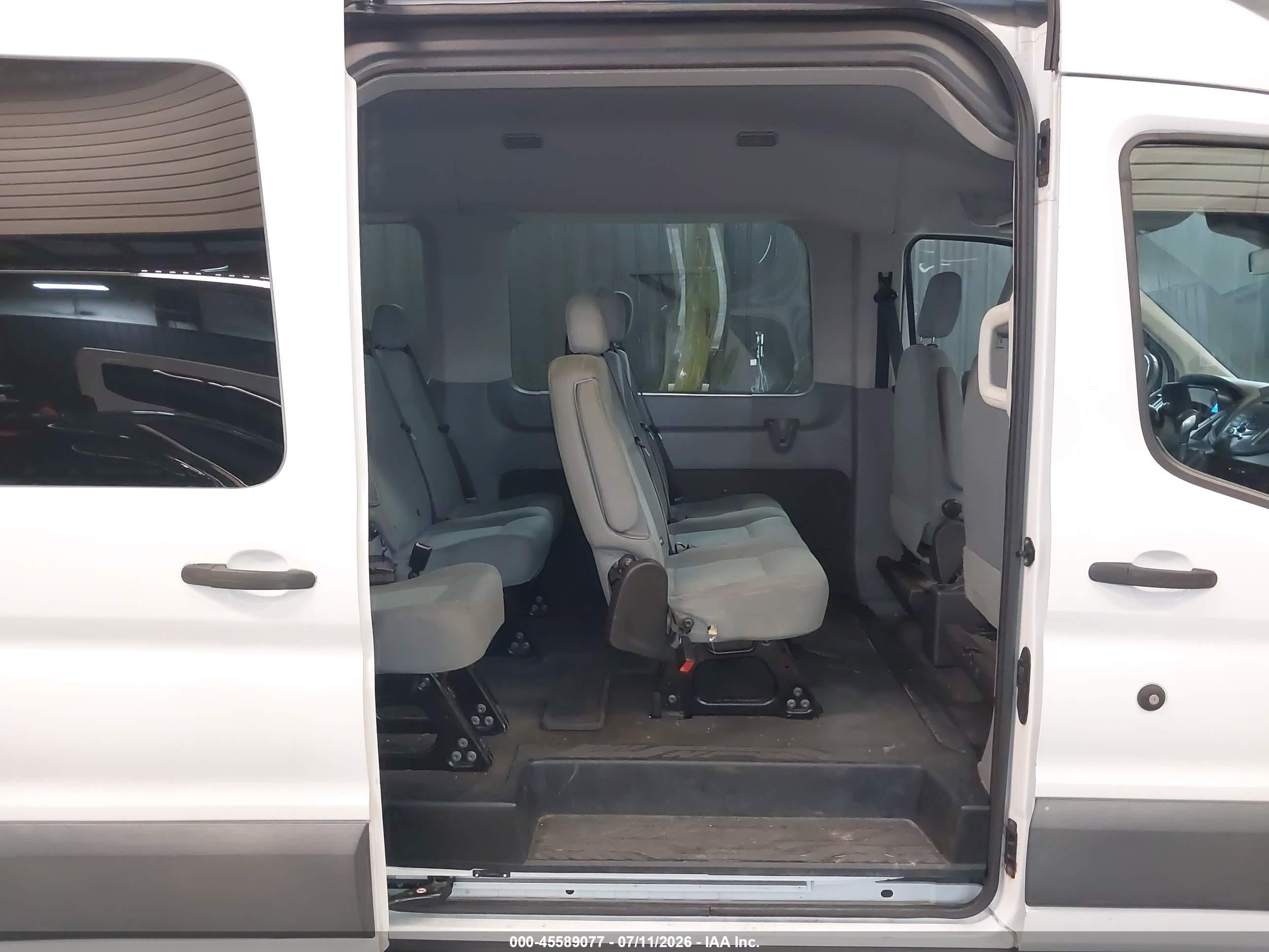 2015 Ford Transit-350 Xlt White vin: 1FBAX2CM7FKB27694