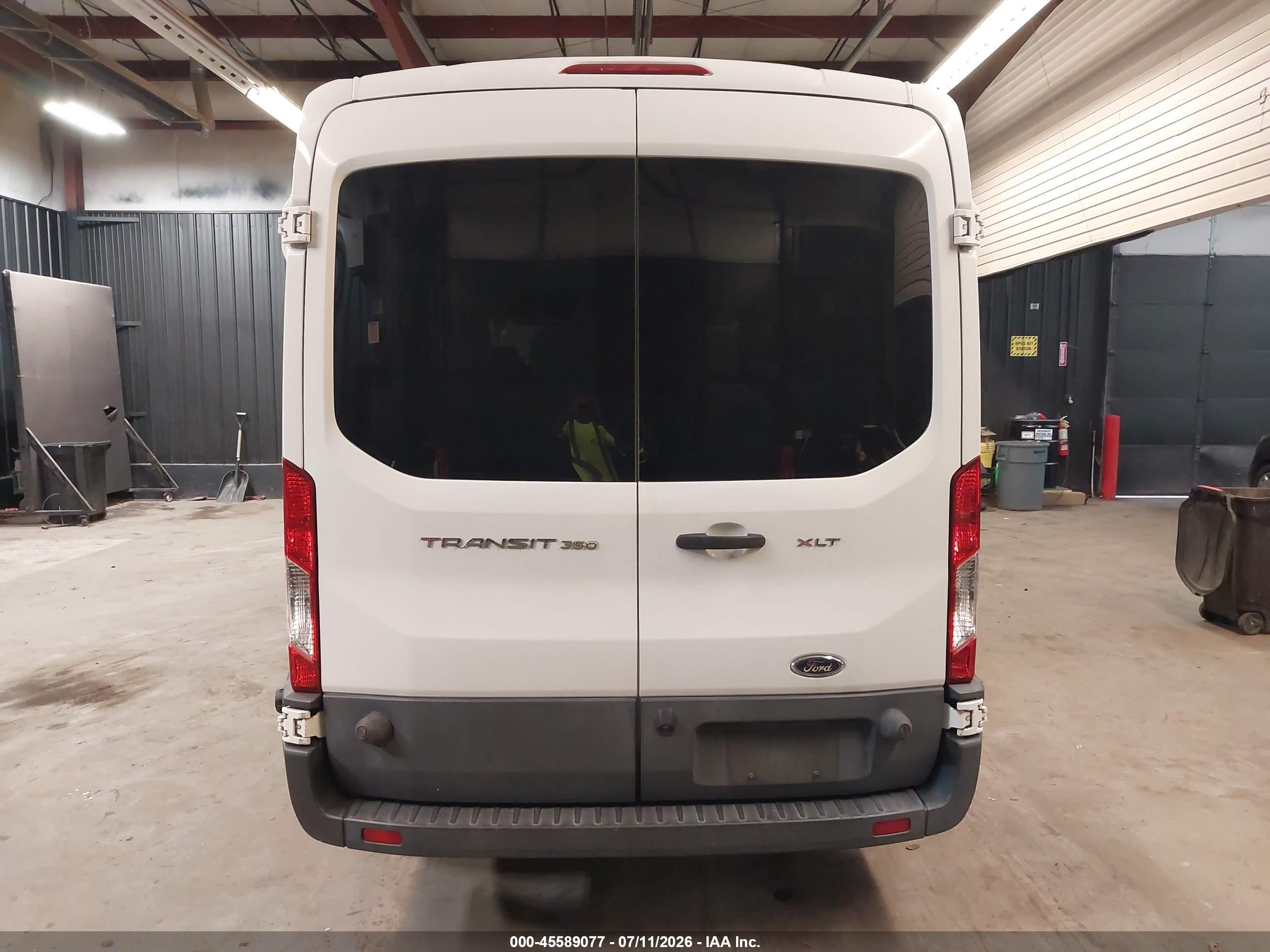 2015 Ford Transit-350 Xlt White vin: 1FBAX2CM7FKB27694