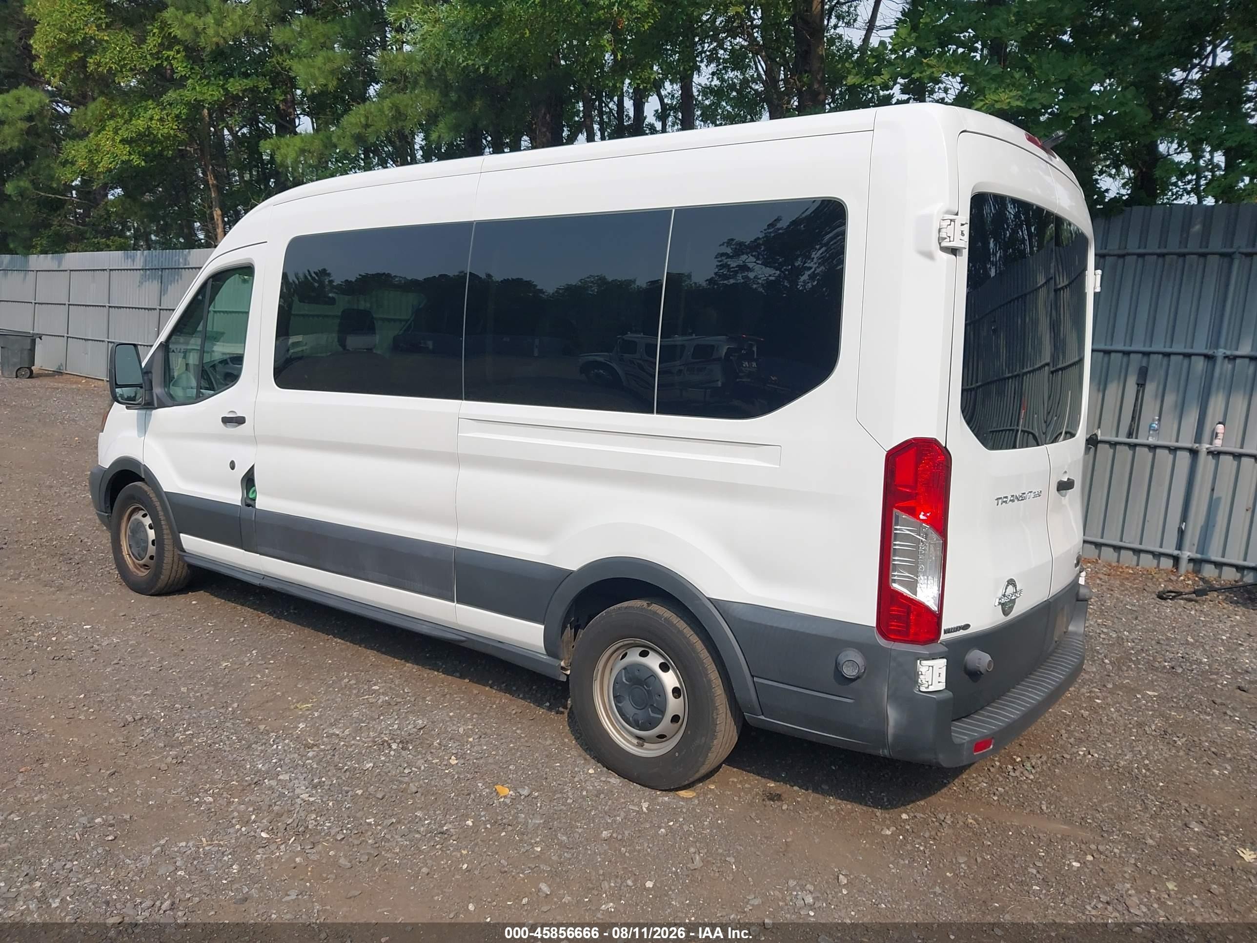 2015 Ford Transit-350 Xl White vin: 1FBAX2CV8FKA26057