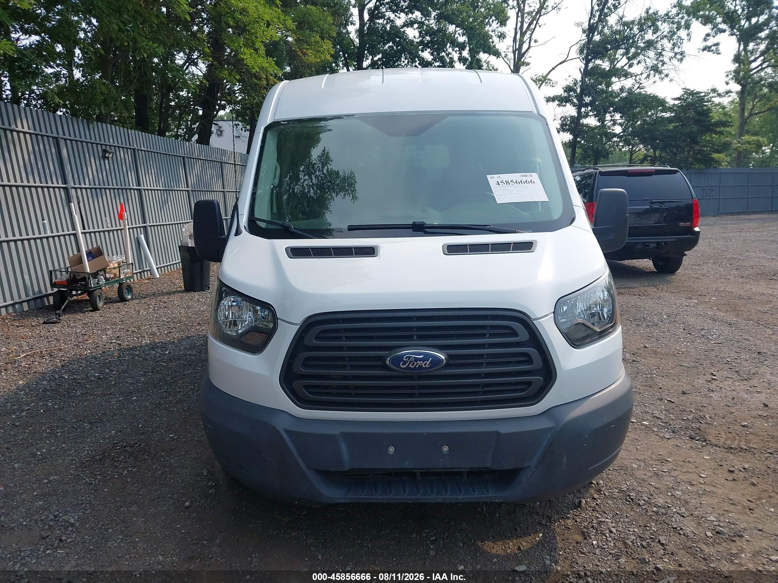 2015 Ford Transit-350 Xl White vin: 1FBAX2CV8FKA26057