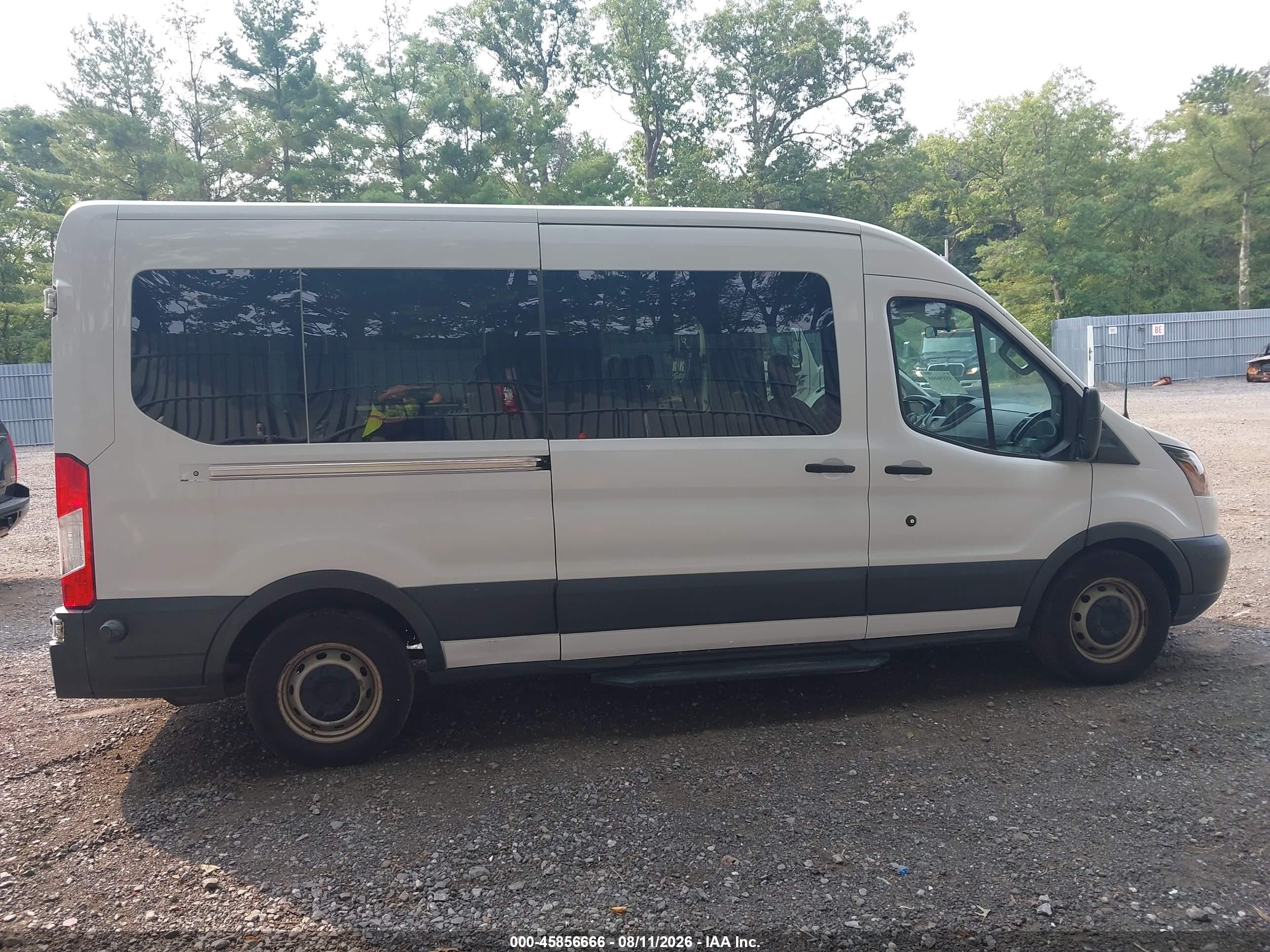 2015 Ford Transit-350 Xl White vin: 1FBAX2CV8FKA26057