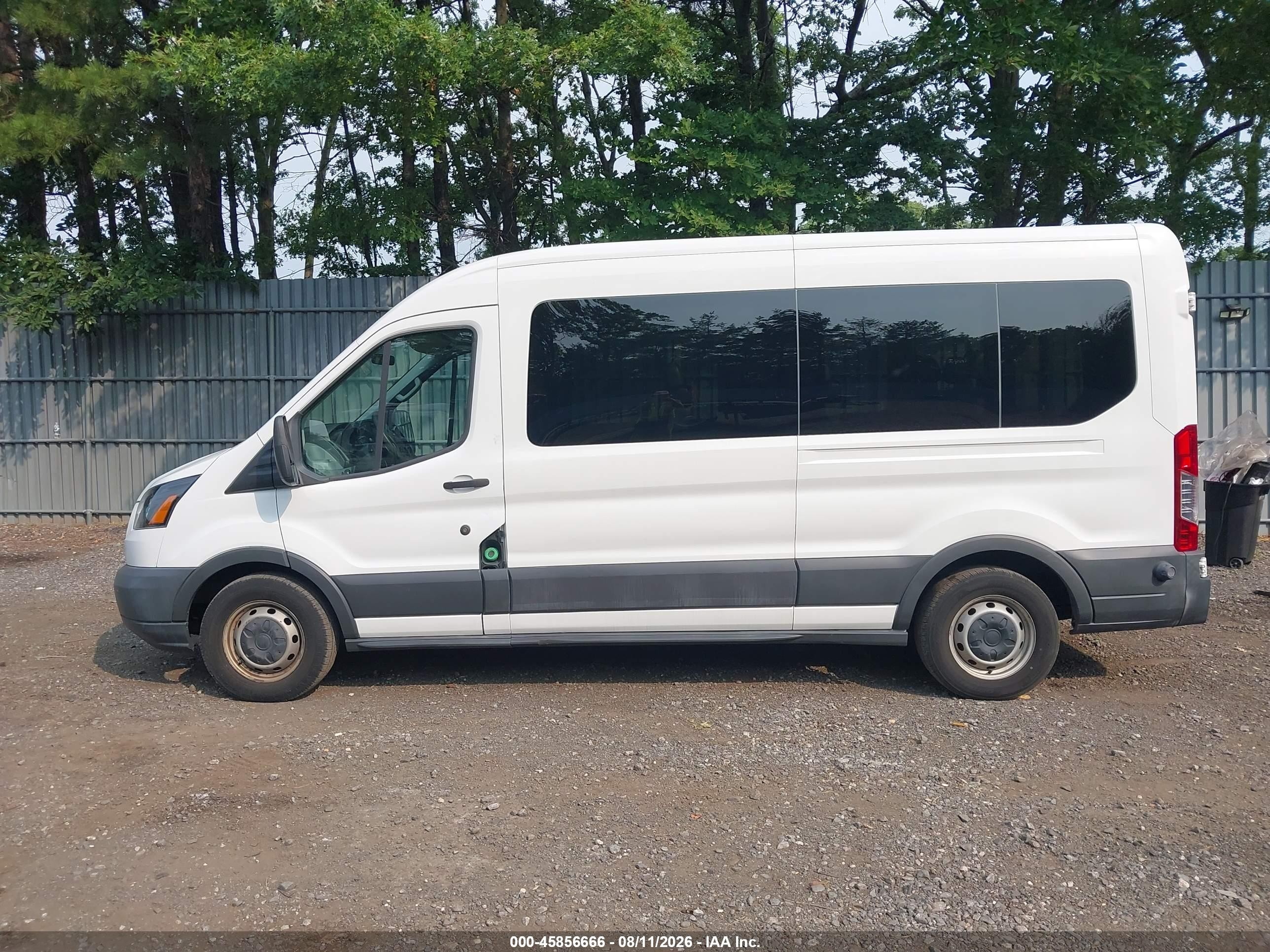 2015 Ford Transit-350 Xl White vin: 1FBAX2CV8FKA26057