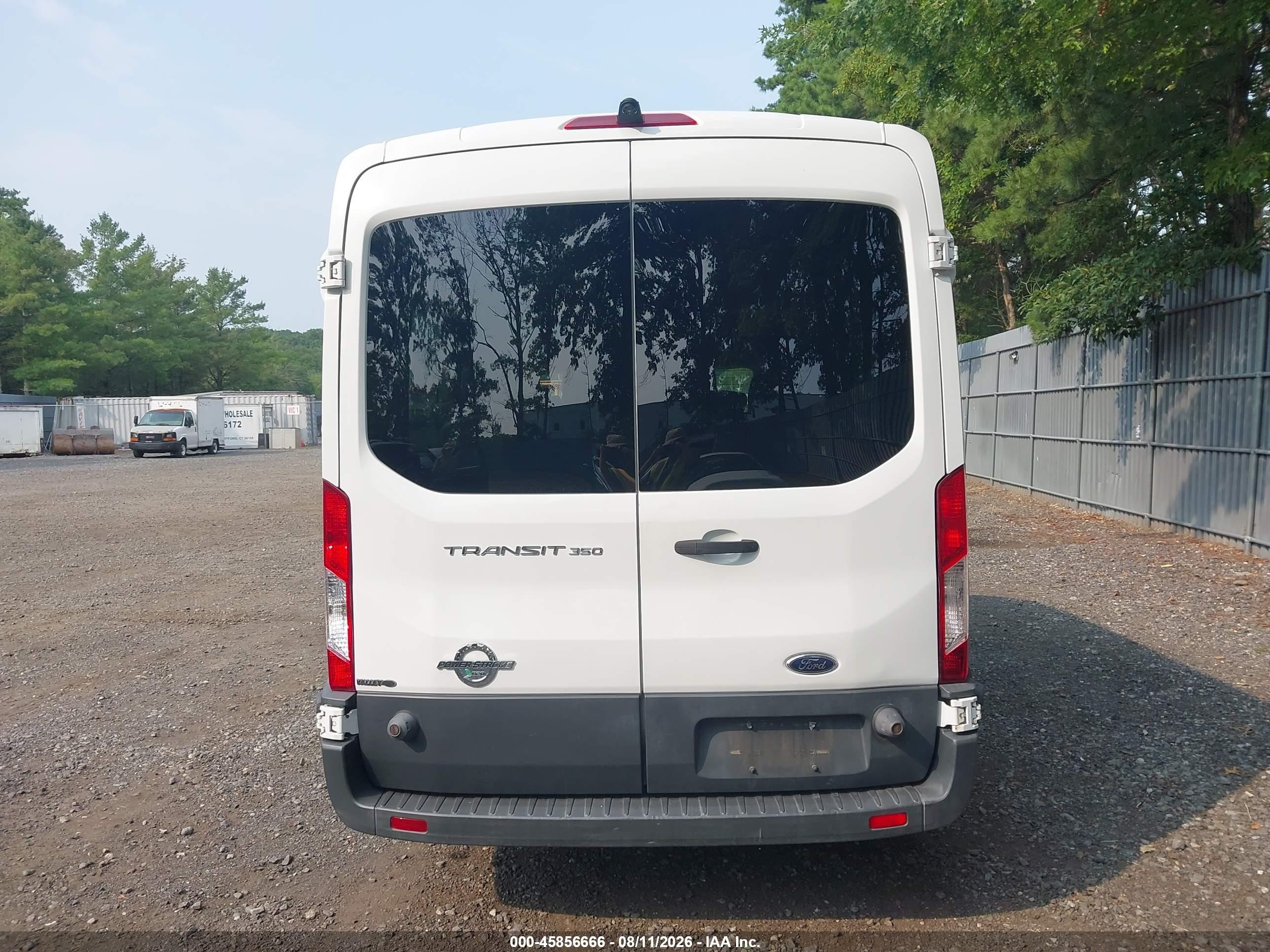2015 Ford Transit-350 Xl White vin: 1FBAX2CV8FKA26057