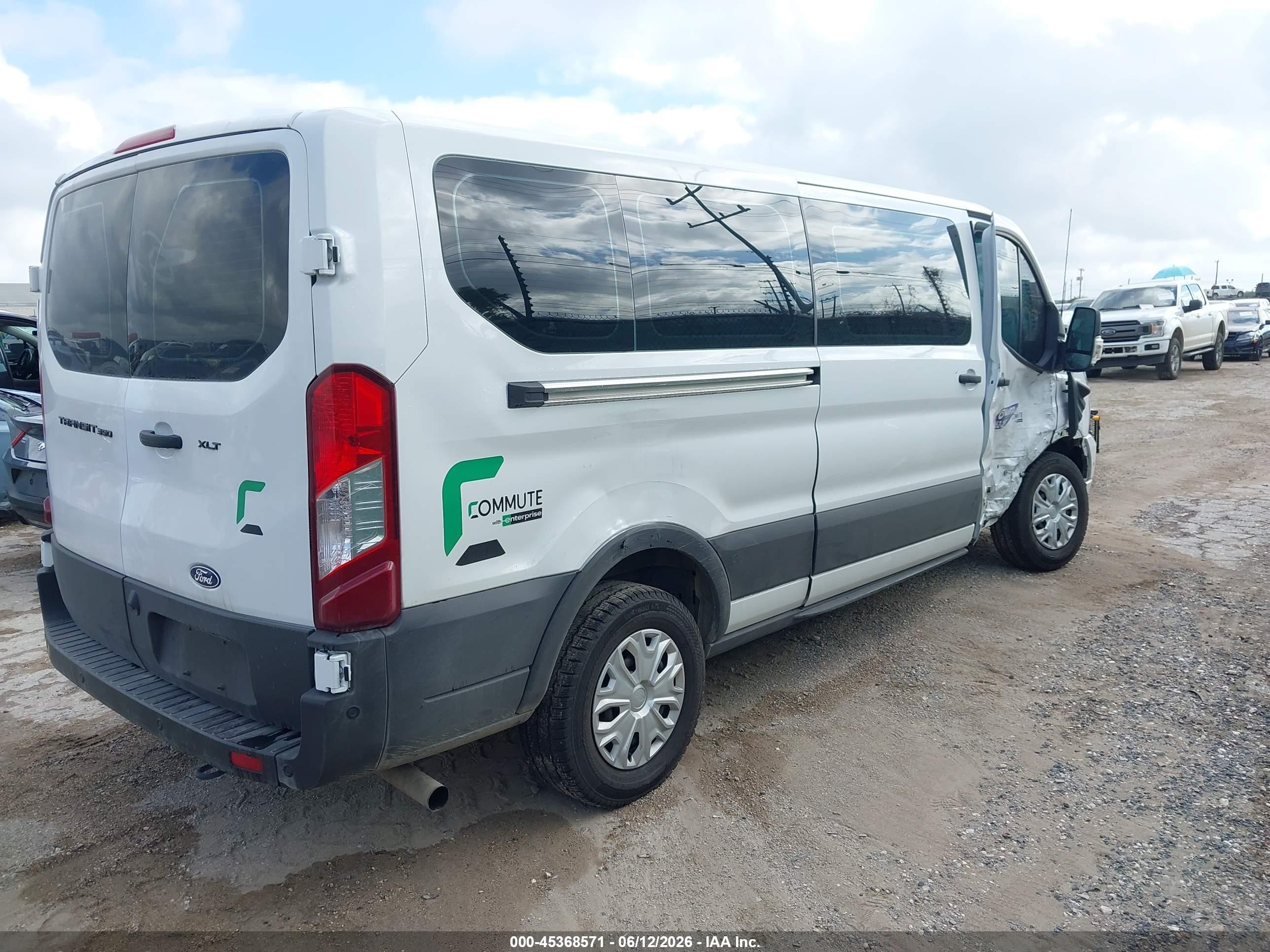 2026 Ford Transit-350 Passenger Van Xlt White vin: 1FBAX2Y82TKA55231
