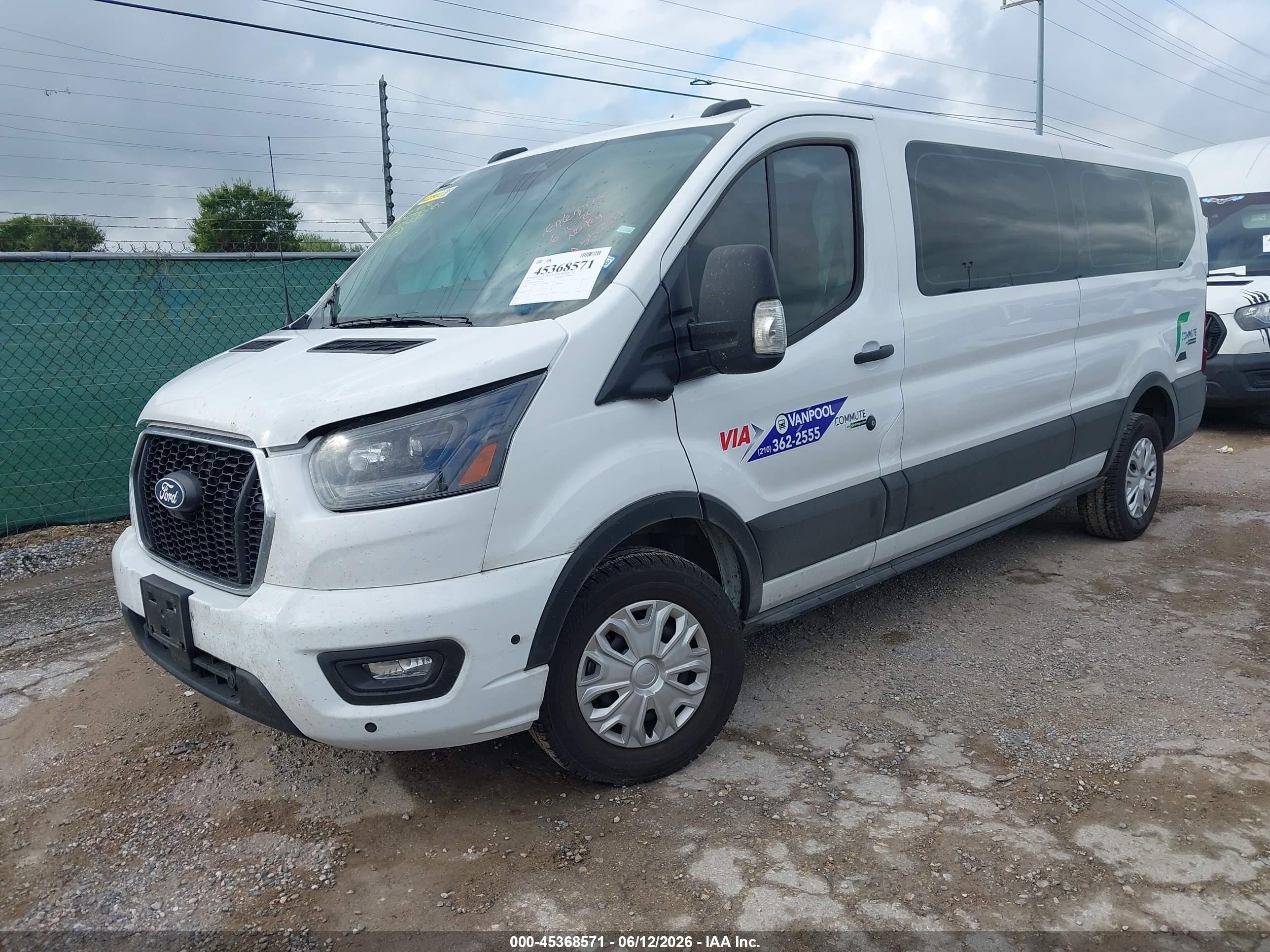 2026 Ford Transit-350 Passenger Van Xlt White vin: 1FBAX2Y82TKA55231