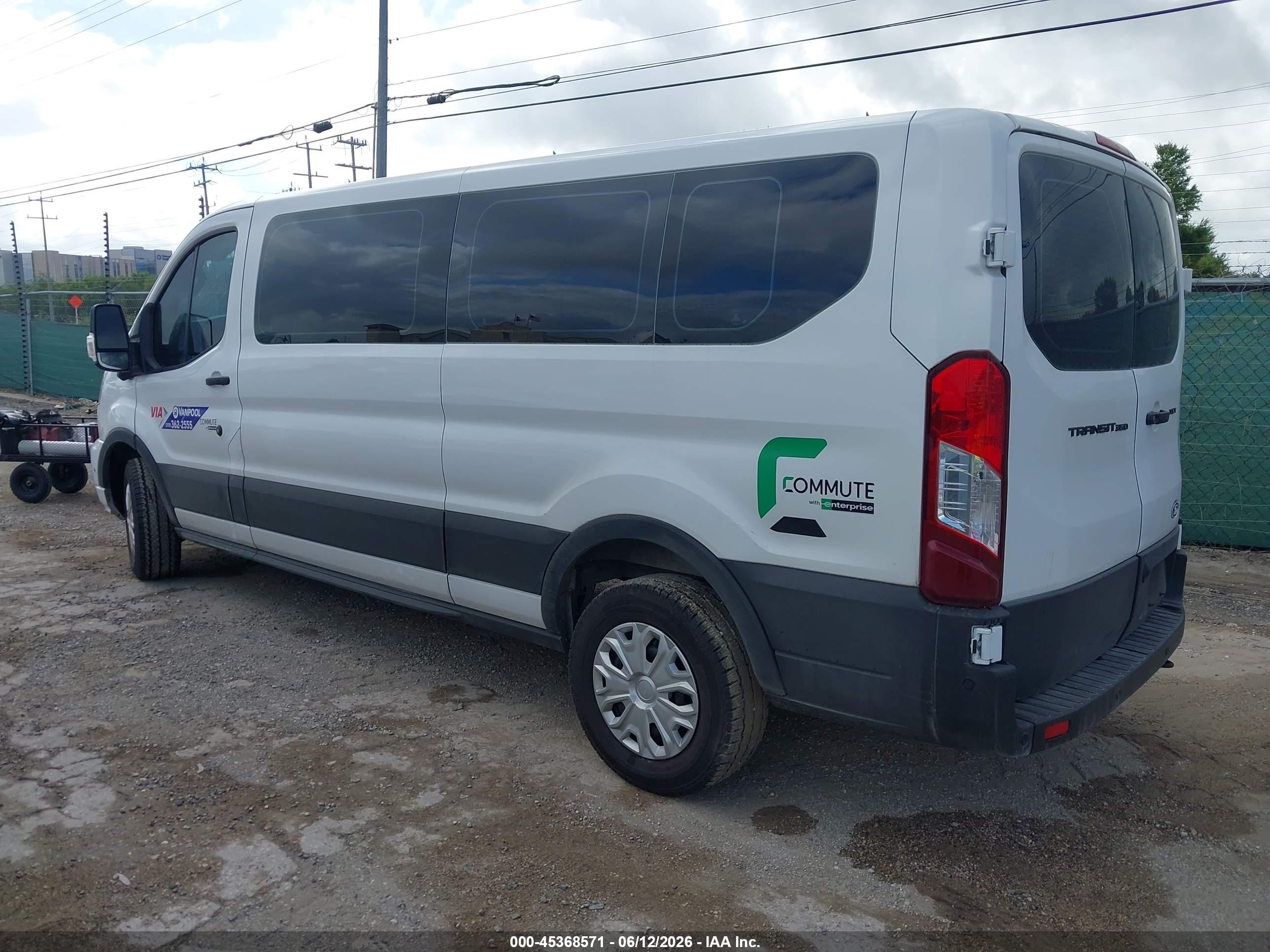 2026 Ford Transit-350 Passenger Van Xlt White vin: 1FBAX2Y82TKA55231