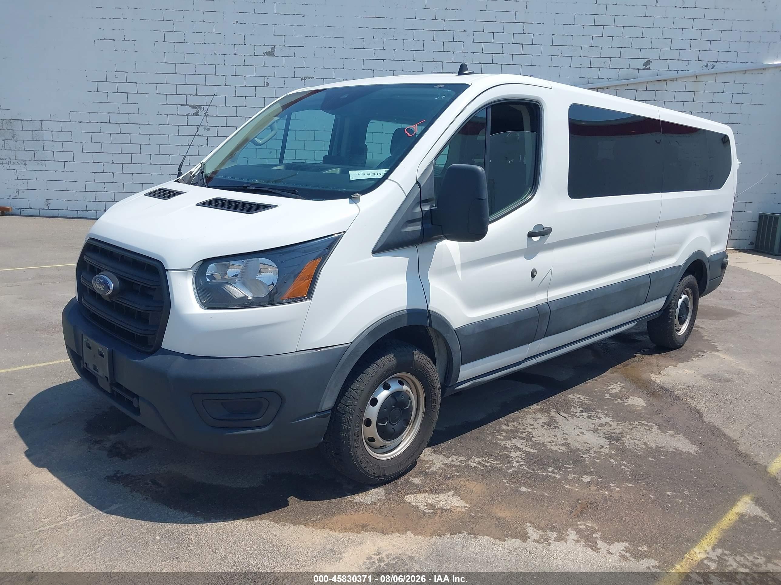 2020 Ford Transit-350 Passenger Van Xl White vin: 1FBAX2Y87LKB23362