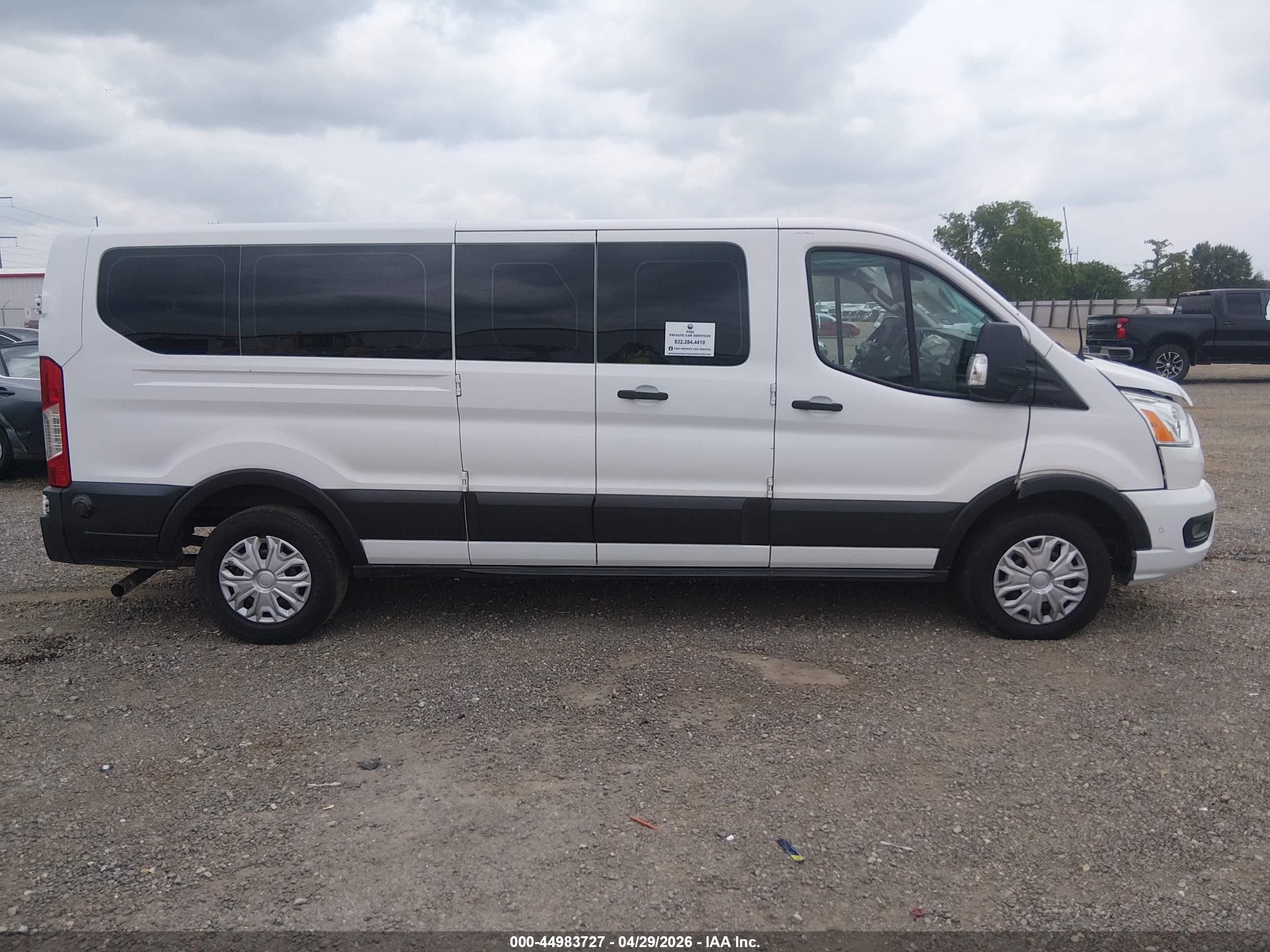 2020 Ford Transit-350 Passenger Van Xlt White vin: 1FBAX2Y88LKA09659