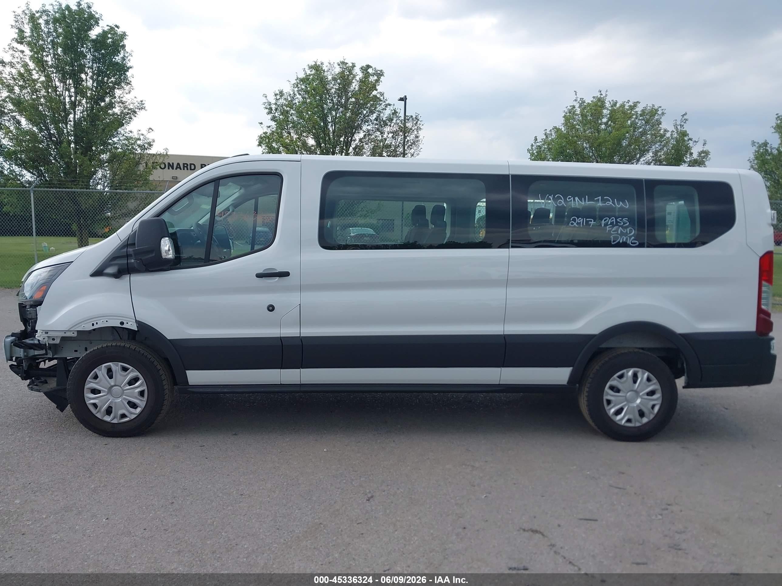 2026 Ford Transit-350 Passenger Van Xlt White vin: 1FBAX2Y89TKA73015