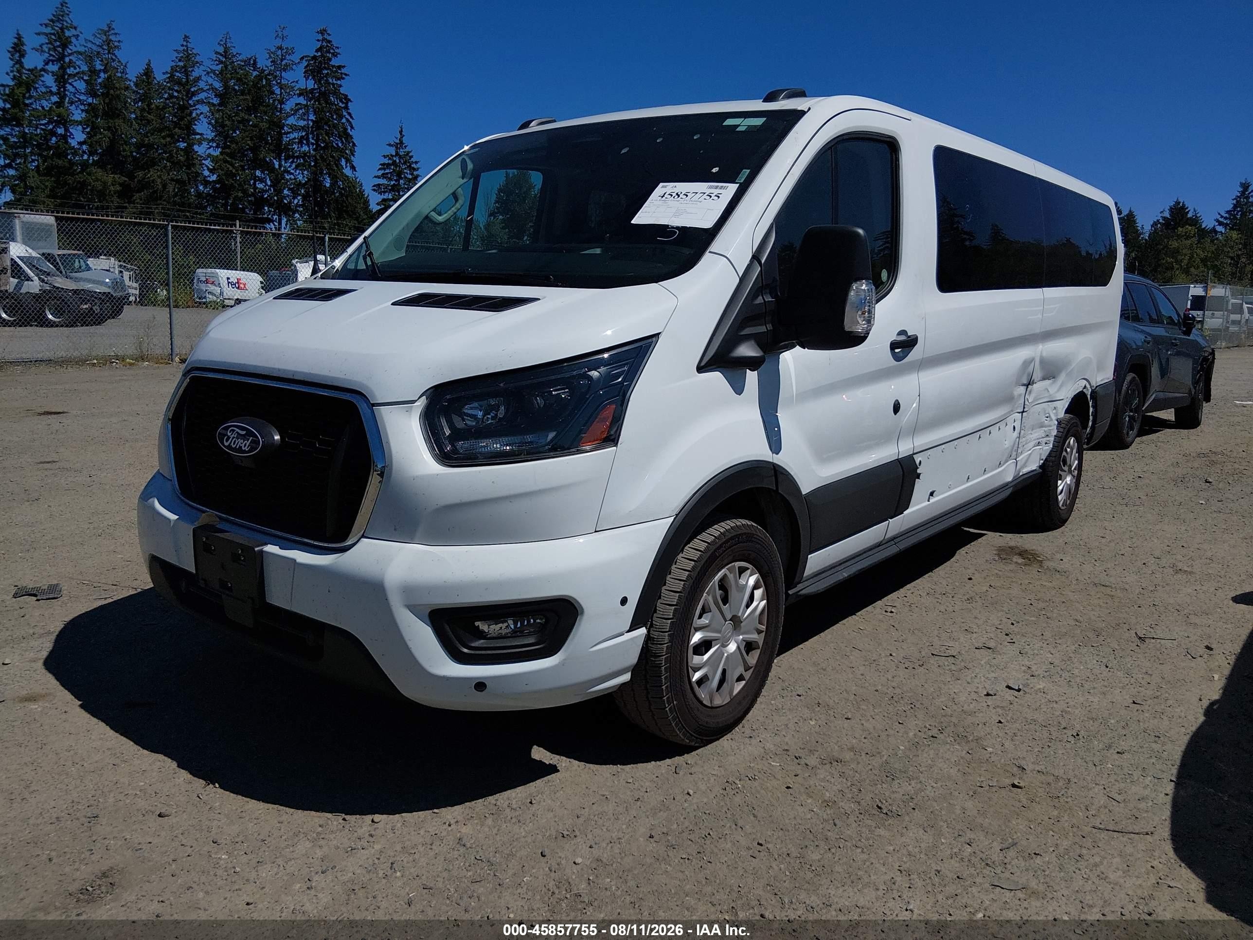 2026 Ford Transit-350 Passenger Van Xlt White vin: 1FBAX2YG4TKA51978