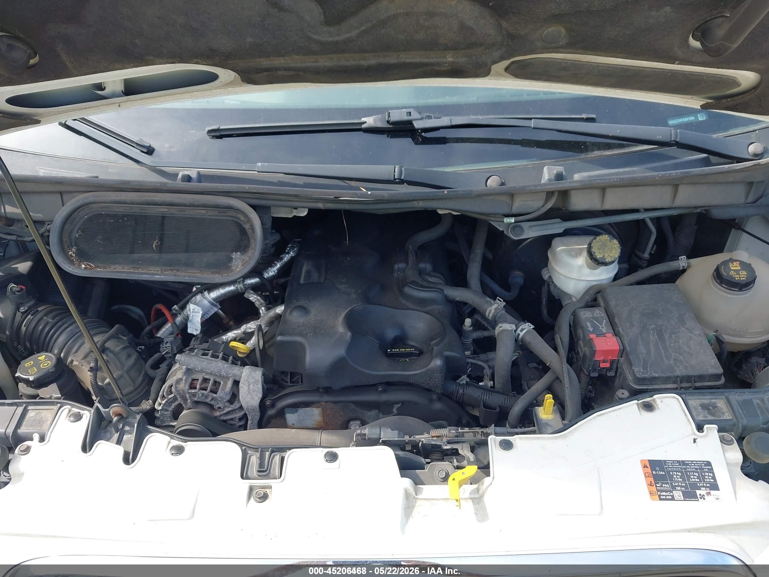 2015 Ford Transit-350 Xlt White vin: 1FBAX2ZV9FKB01694