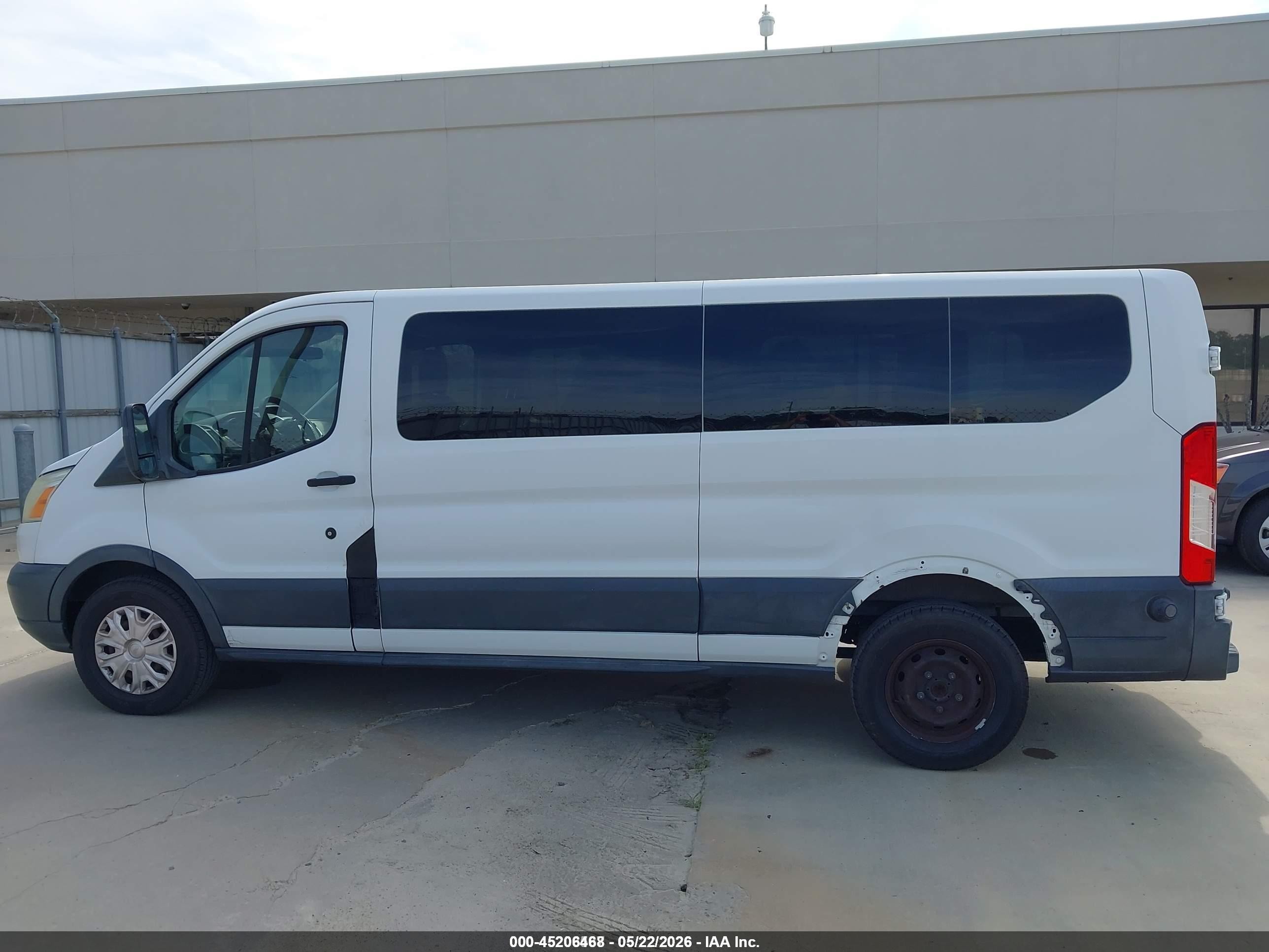 2015 Ford Transit-350 Xlt White vin: 1FBAX2ZV9FKB01694