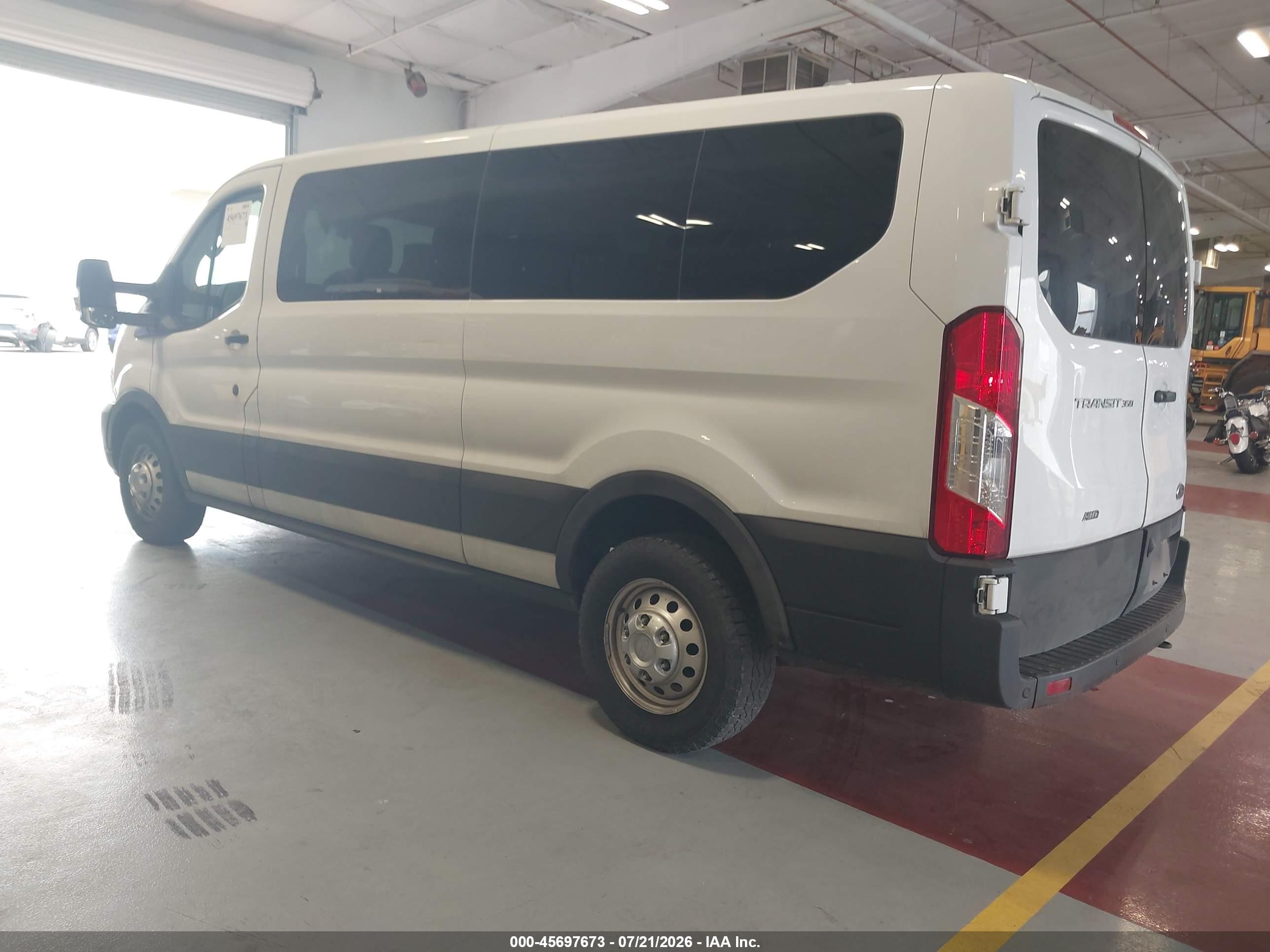 2023 Ford Transit-350 Passenger Van Xl White vin: 1FBAX9Y89PKA25786