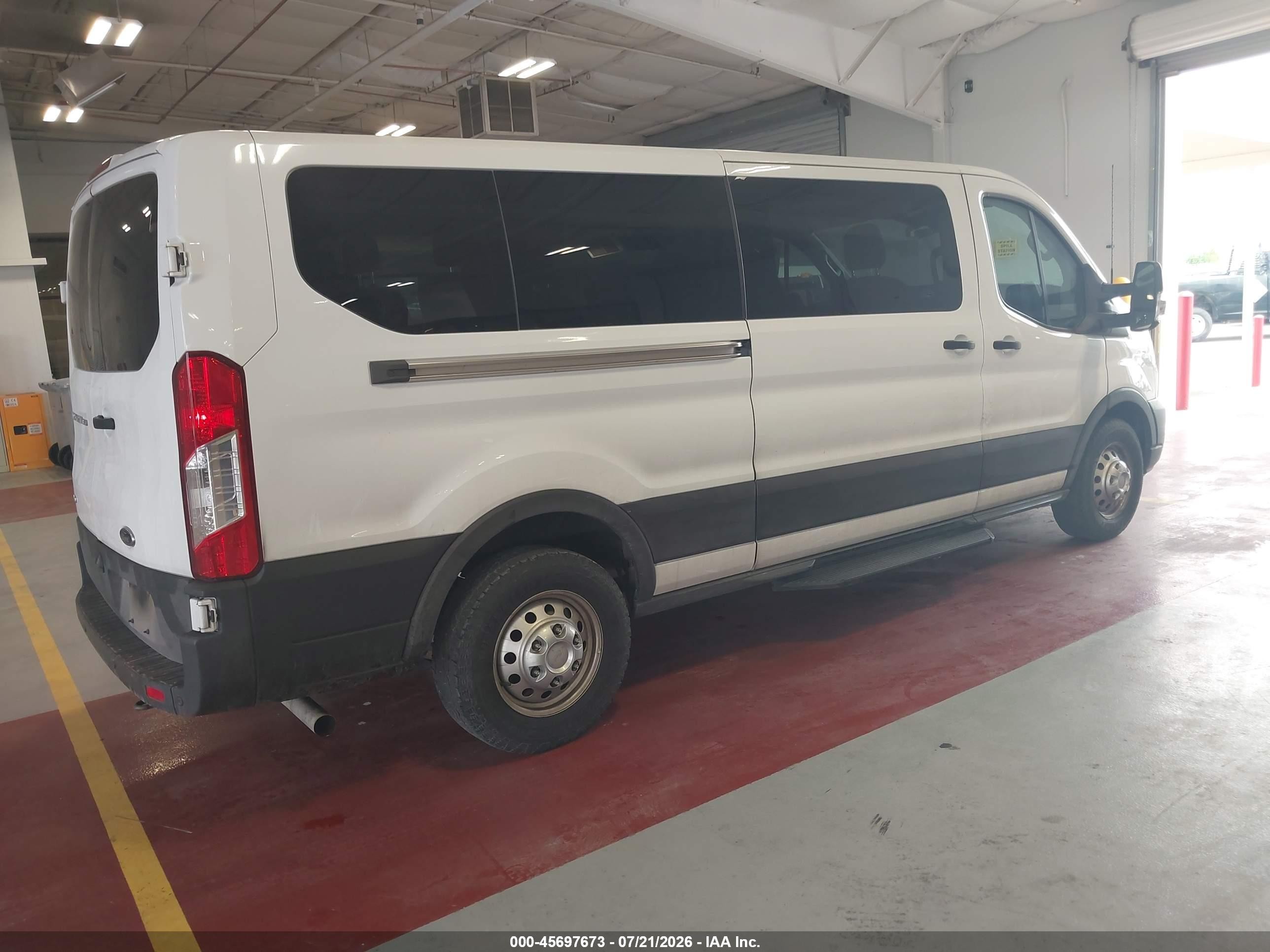 2023 Ford Transit-350 Passenger Van Xl White vin: 1FBAX9Y89PKA25786