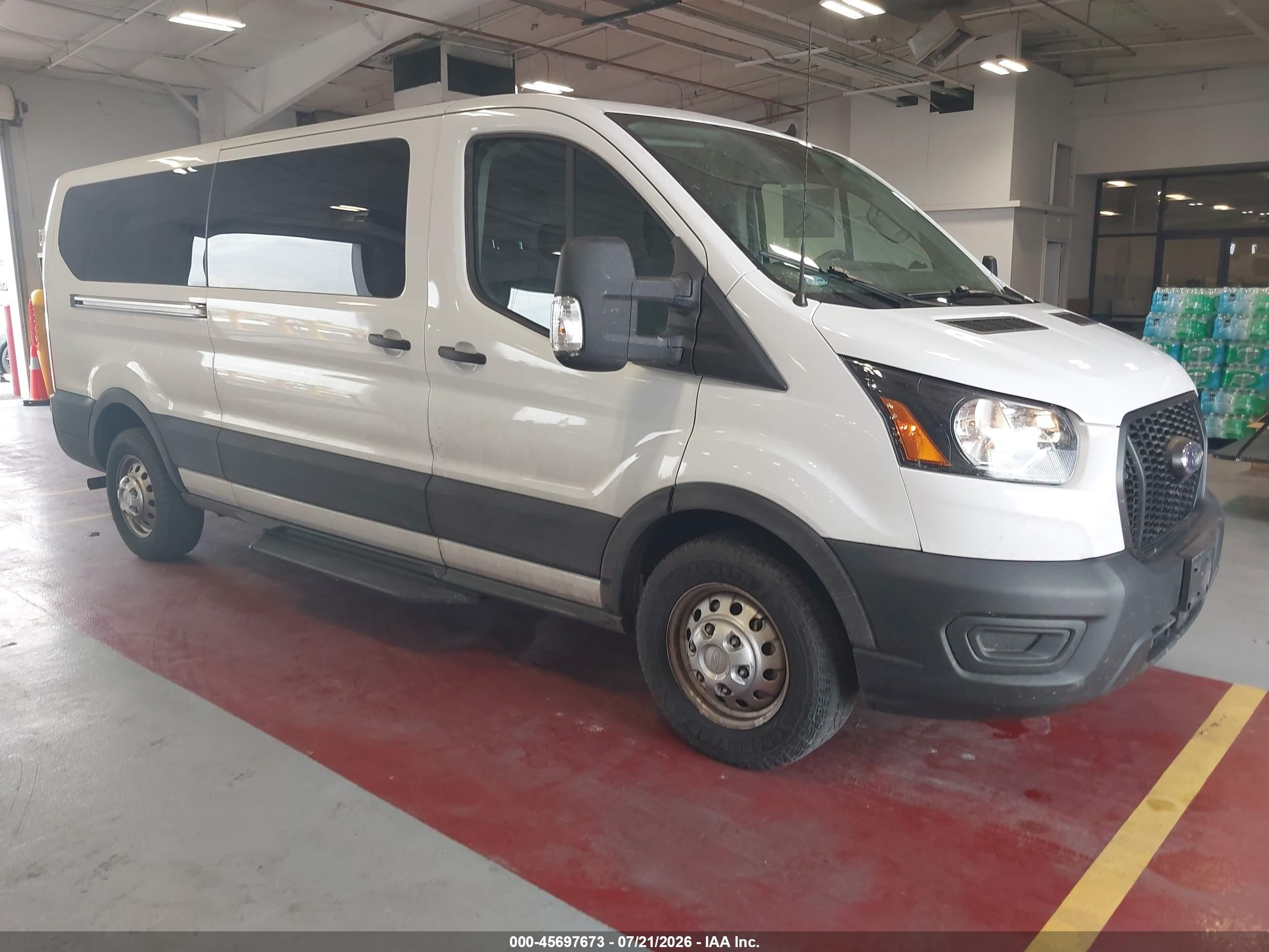 2023 Ford Transit-350 Passenger Van Xl White vin: 1FBAX9Y89PKA25786