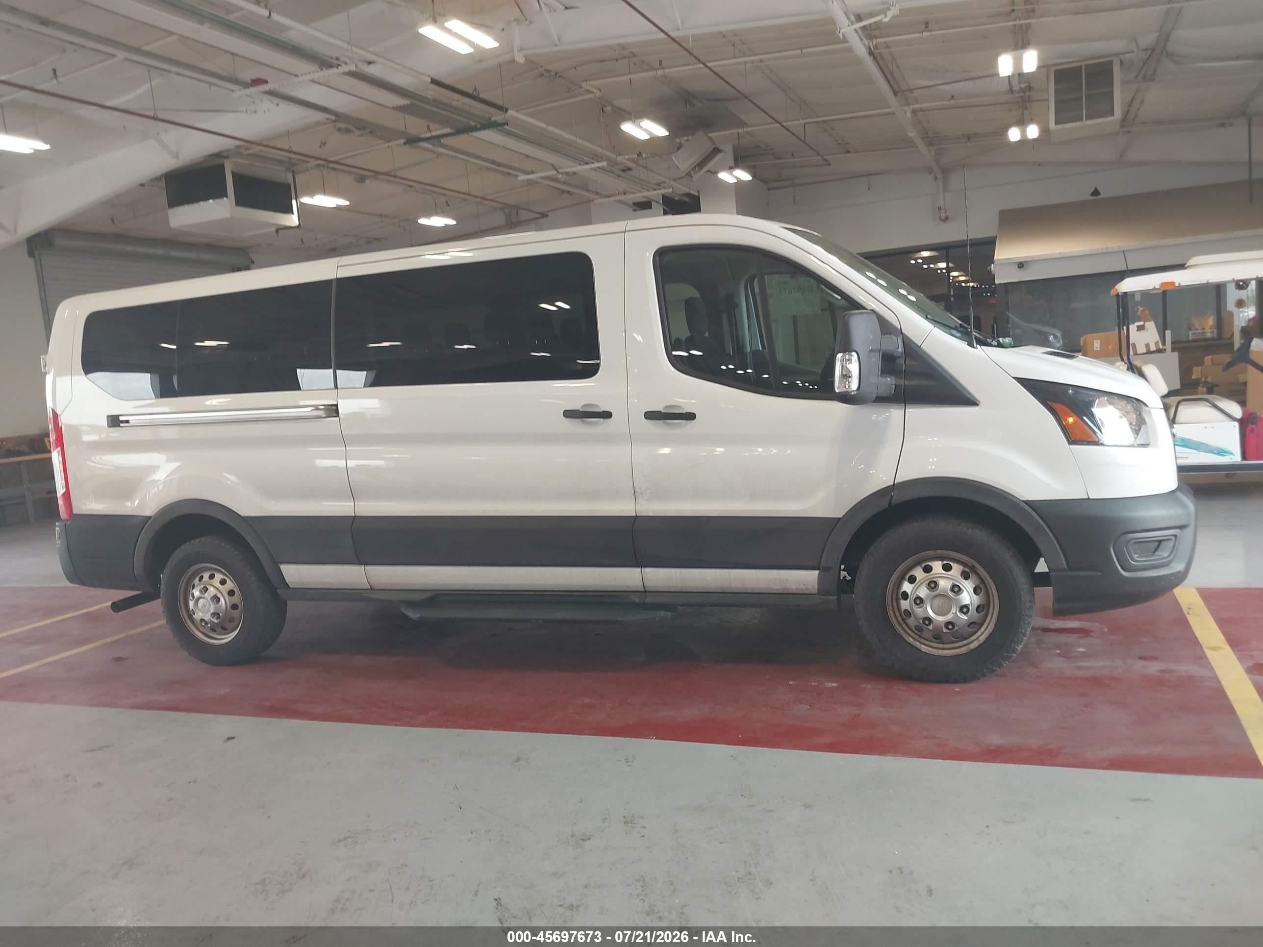 2023 Ford Transit-350 Passenger Van Xl White vin: 1FBAX9Y89PKA25786